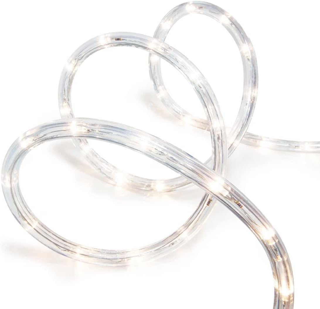 Solar Powered 10M LED Rope Light - 4 Colour Options - Blue