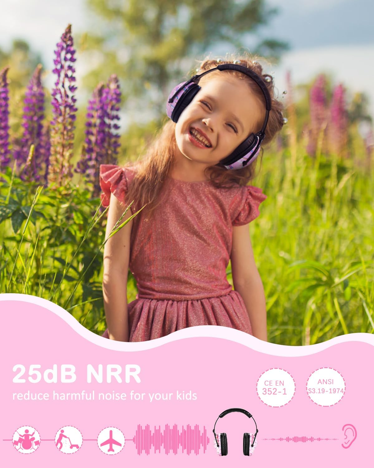 ZOHAN 030 [Upgraded] Ear Protection for Toddlers to Kids - 1Pack - Unicorn image number 4