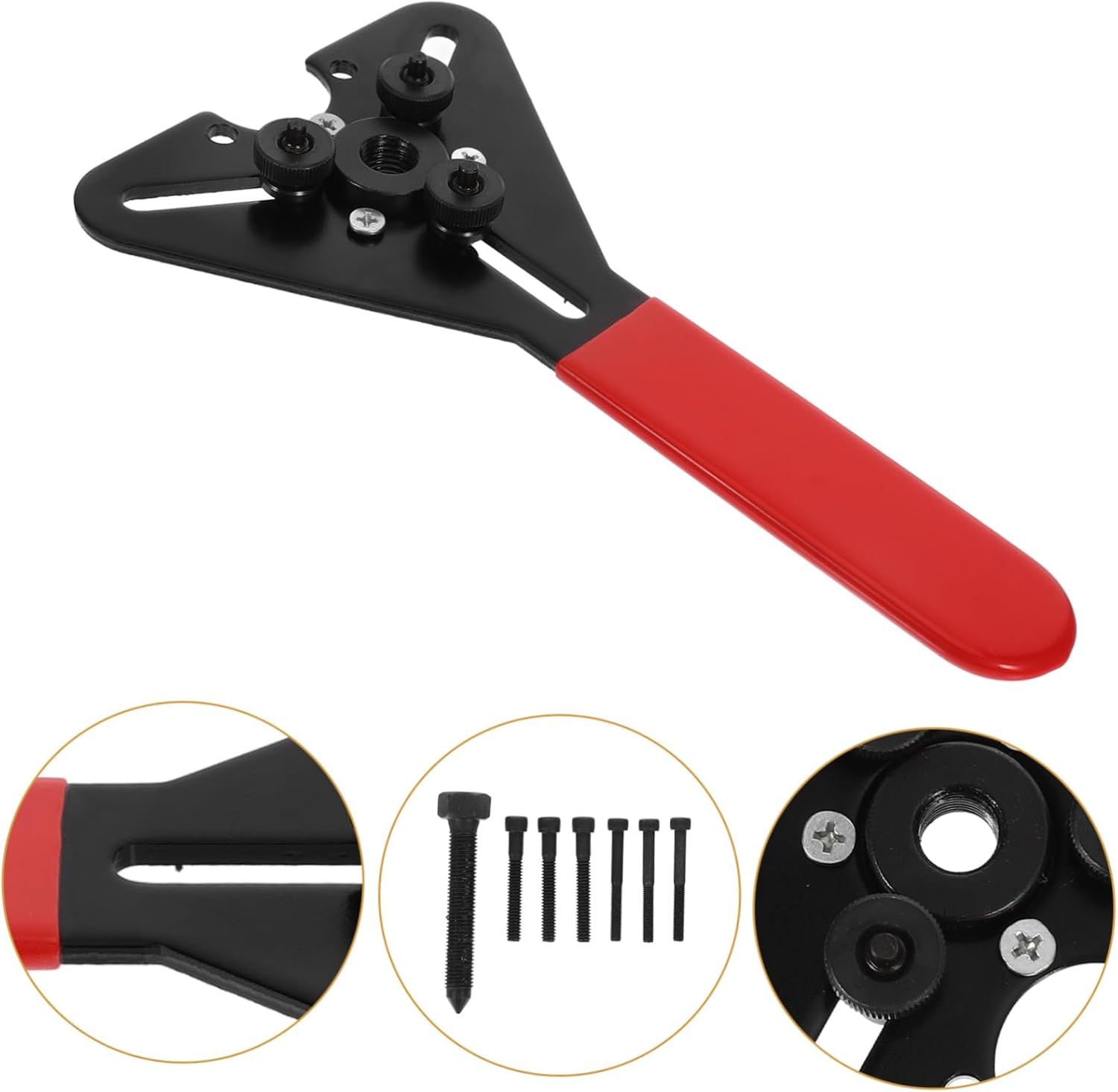 COOLHIYA Ac Compressor Clutch Removal Tool Air Conditioning Maintenance Automotive Holding Tool