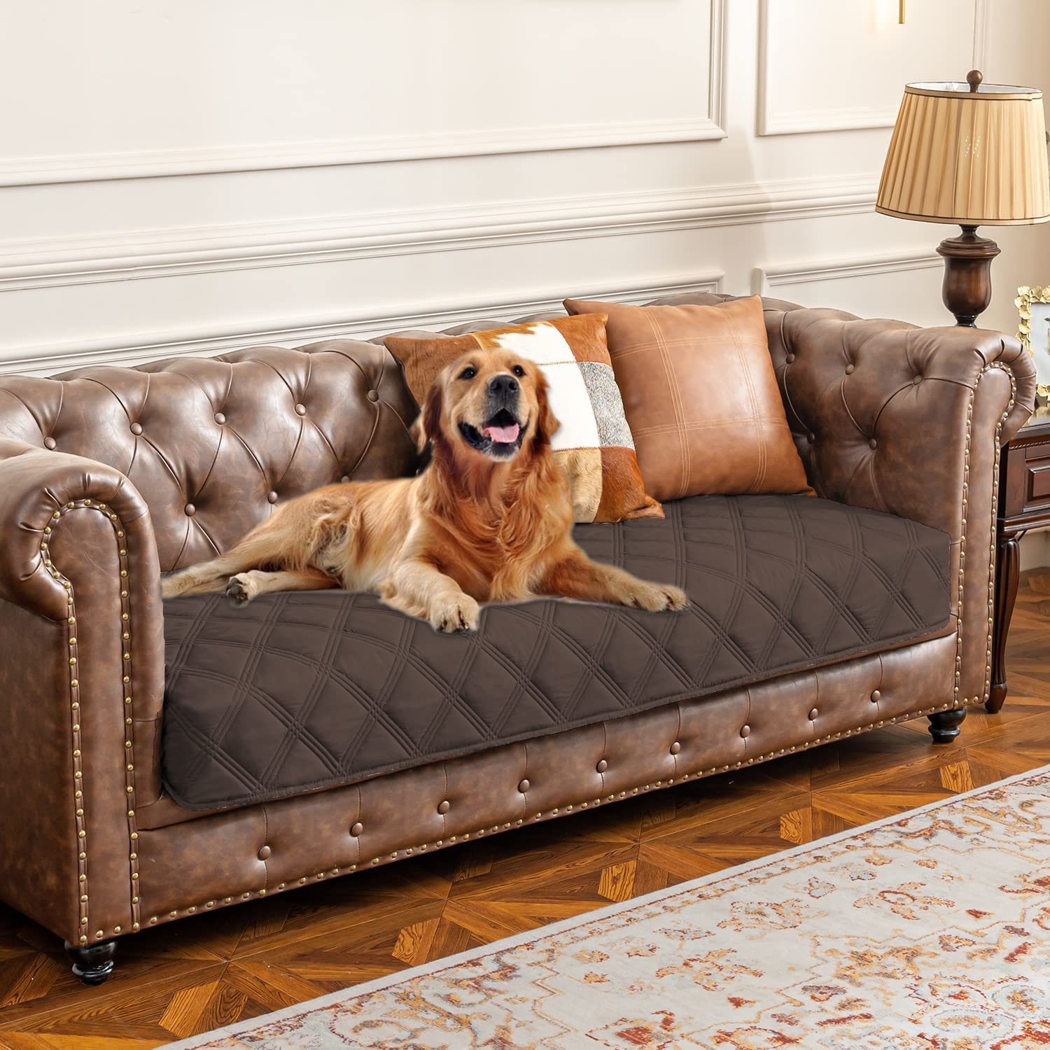 Ameritex Waterproof Dog Bed Cover Pet Blanket with Anti-Slip Back for Furniture Bed Couch Sofa image number 4