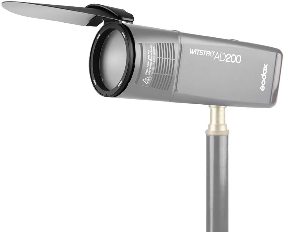 Godox AK-R12 Bounce Card,Compatible for Godox H200R round Flash Head, Godox V1 Flash Series,V1-S,V1-N,V1-C,Ad200 Pro,Ad200 image number 1