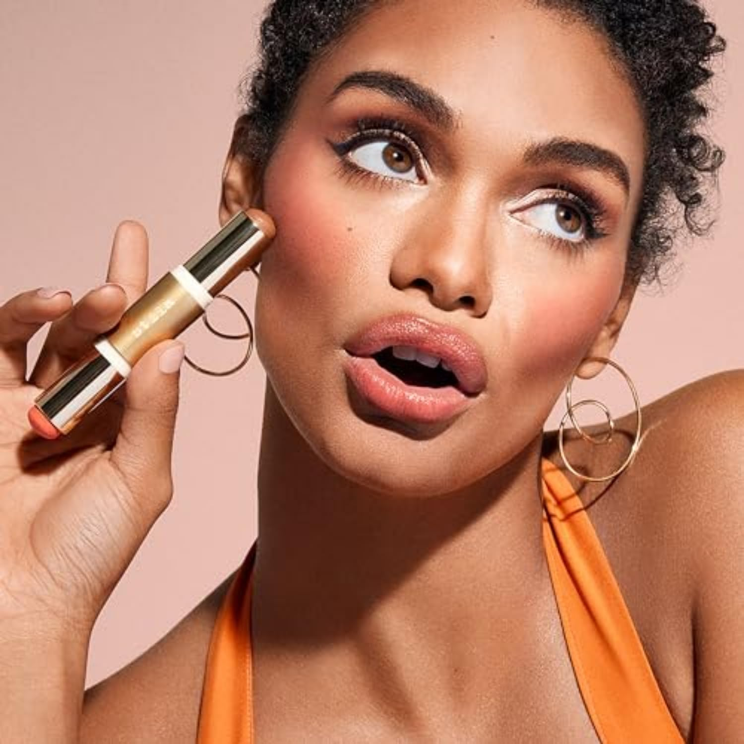 Blush and Bronze Hydro Blur Cheek Duo - Guava and Mocha by Stila for Women - 0.33 Oz Makeup image number 6