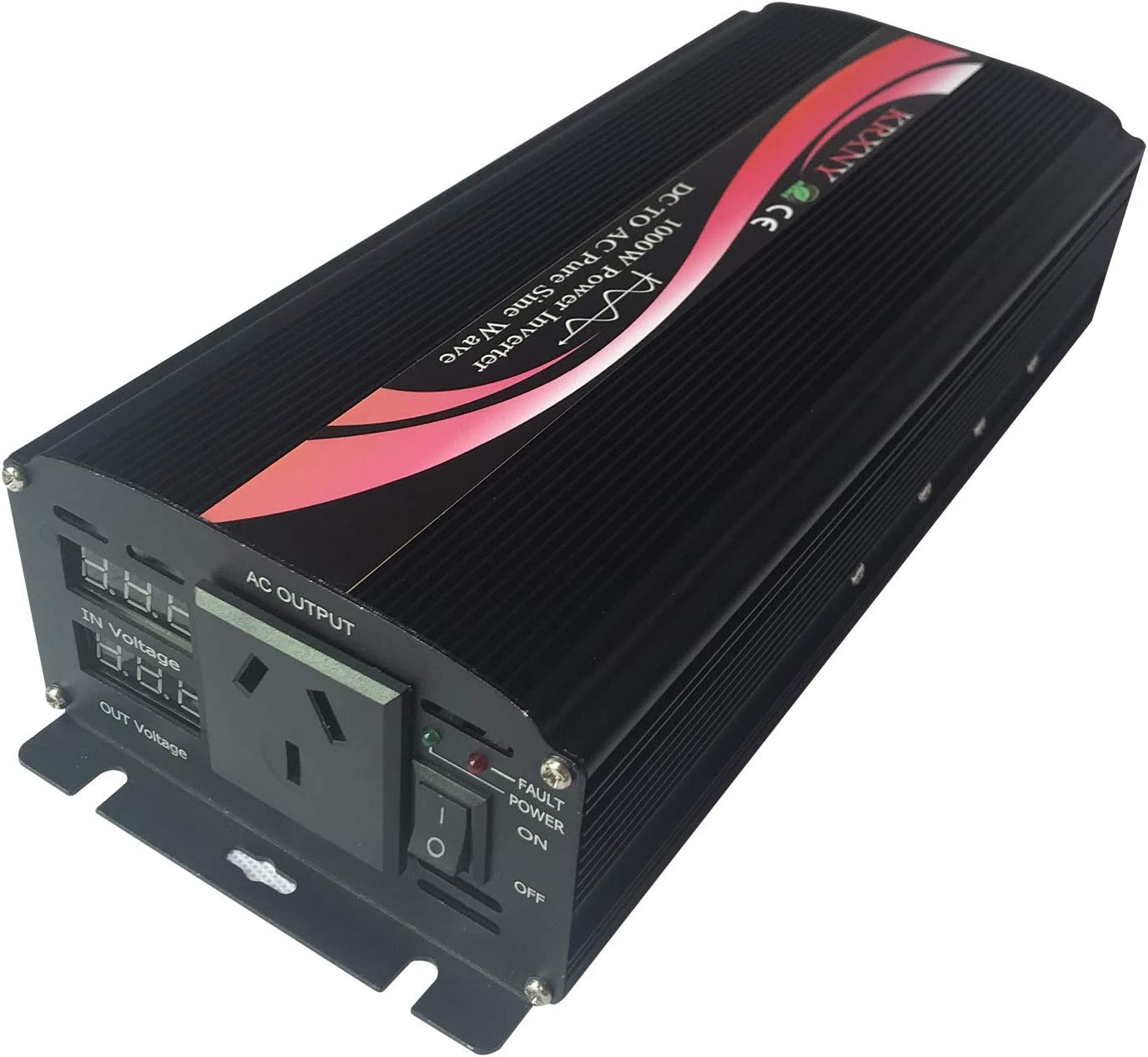 Car Power Inverter 1000W 12V DC to 240V AC 50HZ Pure Sine Wave Converter for off Grid Solar System image number 1