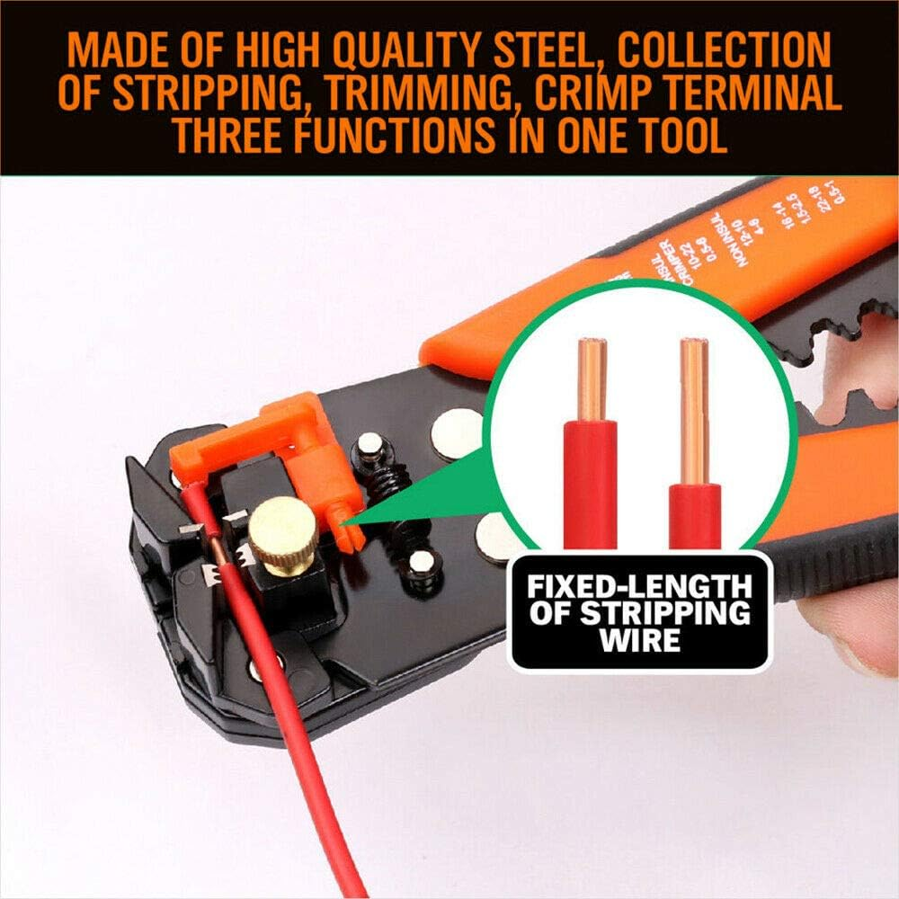OZSTOCK&reg; Automatic Wire Stripper Pliers Electrical Cable Crimper Terminal Tool image number 1