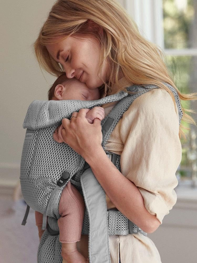 Babybj&ouml;rn Baby Carrier Move, 3D Mesh, Grey - Navy Blue image number 4