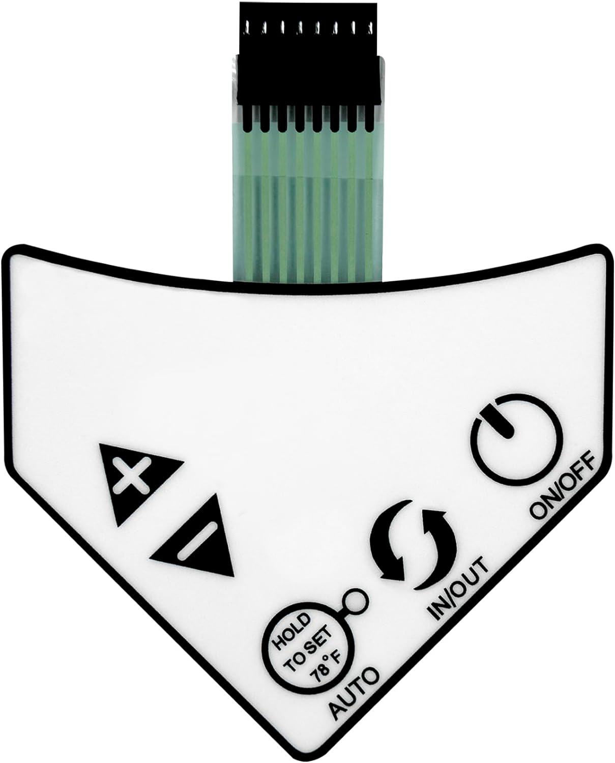 Replacement Keypad for Maxxair Maxxfan Deluxe Roof Vent Fan 10-21299K 5100K 6200K 00-05100K 00-06200K 4000K 4002K 4050K 00-04000K 00-04002K 00-04050K