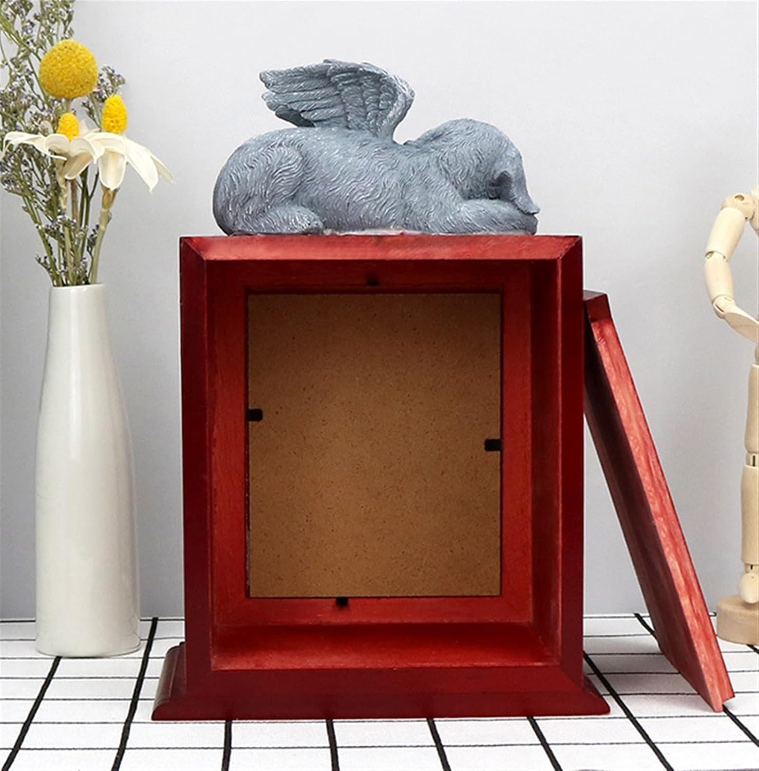 Pet Urns Human Urns Keepsake Urns Art Dog Urn for Dog Ashes,Handmade Memorial with Statue Pet Memorial Urn for Pet'S Cremation Urns Pet Ashes Urns image number 1