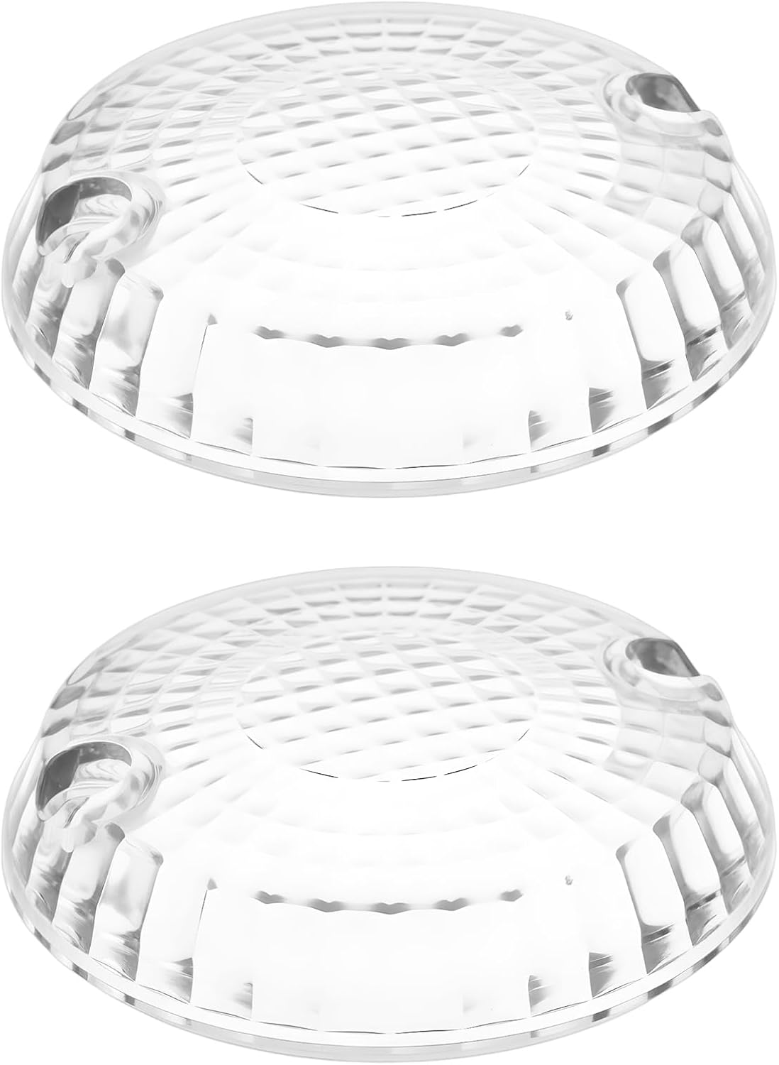 VGOL 2Pcs Motorcycle Turn Signals Lens Cover Compatible with Yamaha V-Star Compatible with Kawasaki Vulcan 1500 image number 2