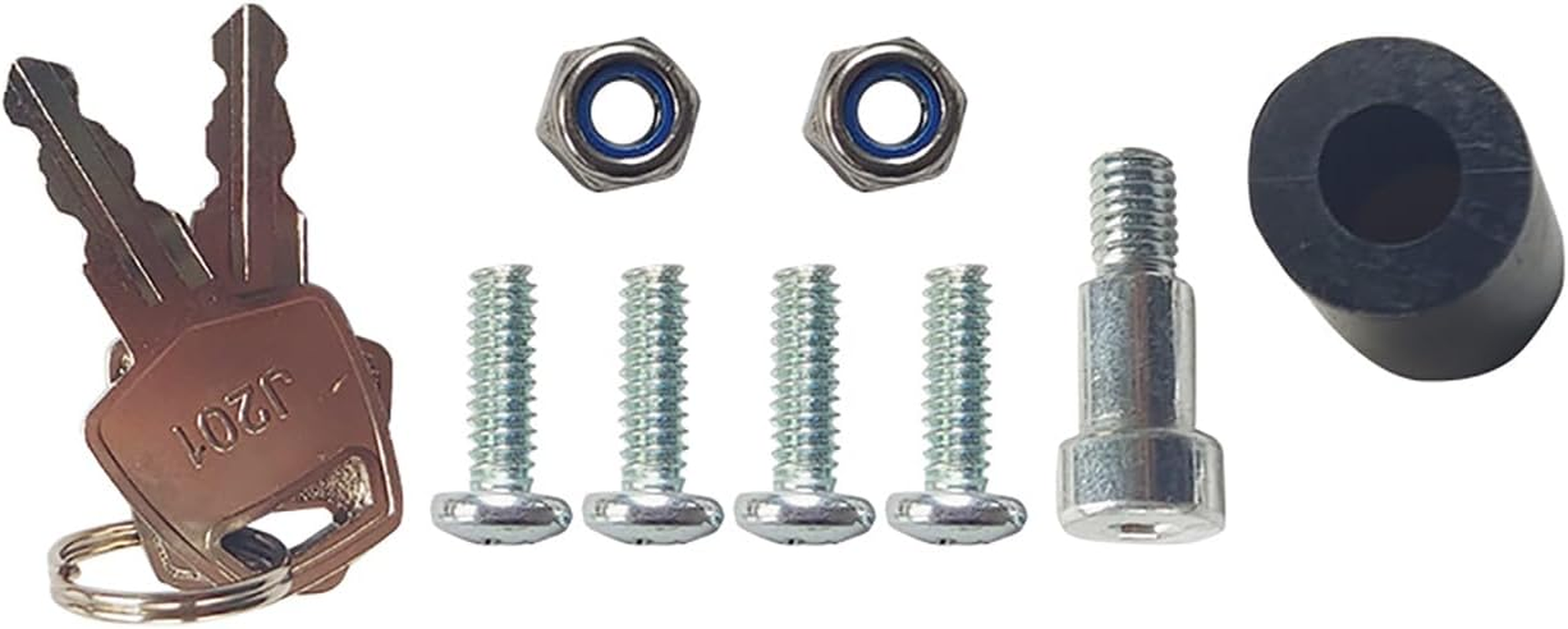 MAX COOL 1X Truck Toolbox Lock Black Recessed Folding T Lock Handle Trailer Toolbox Drop T Whale Tail Replacement Locks for Truck Camper Trailer image number 4