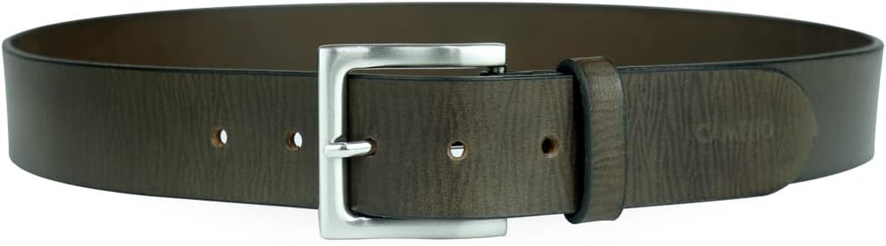 Camelio Men'S Leather Belt Buckle (Cam-Bl-038_Olive_Large), Olive, Large image number 3