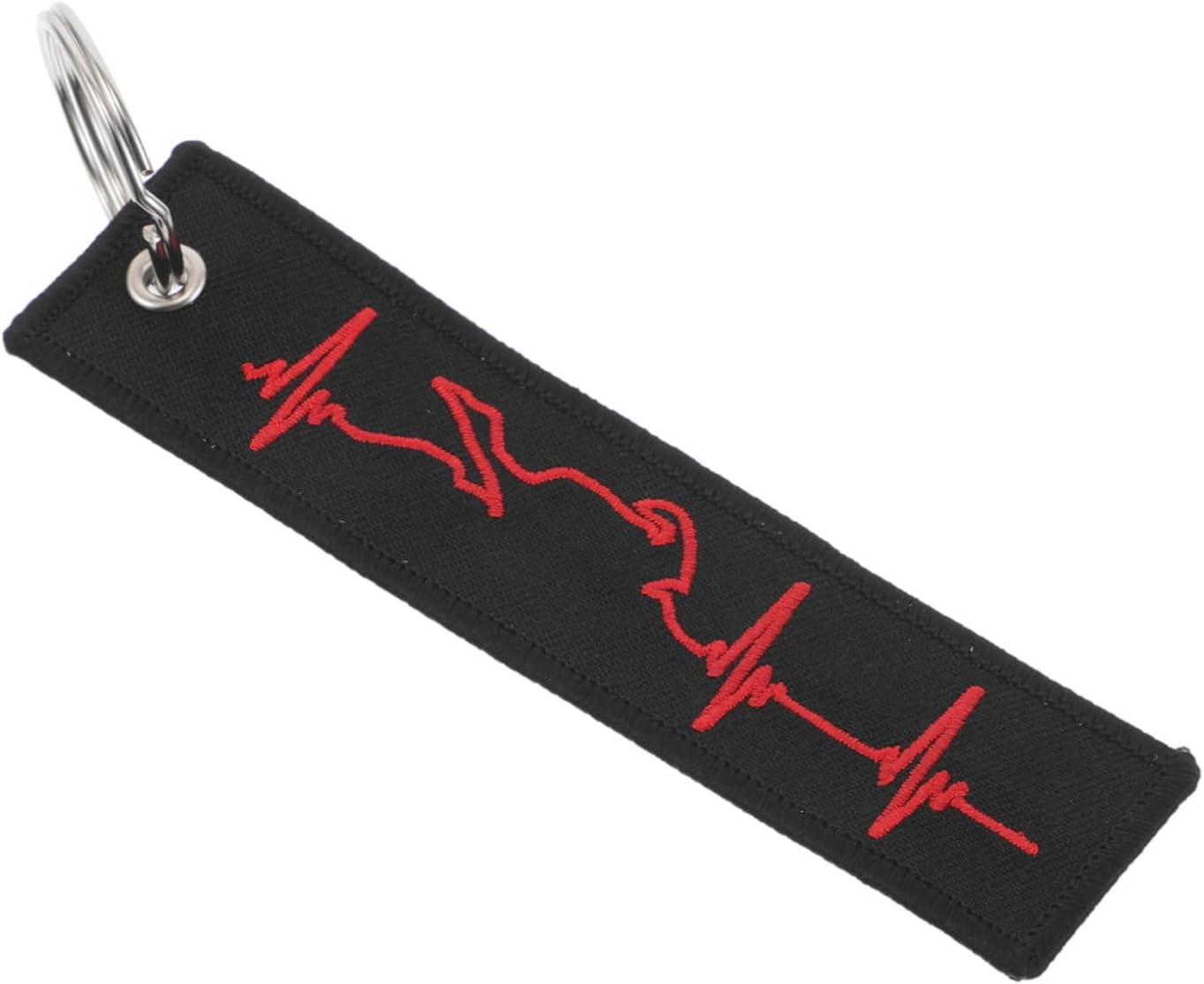 Parliky Racing Car Keychain Heartbeat Men Keychains for Car Keys Motorcycle Charm Unique Ornament image number 6