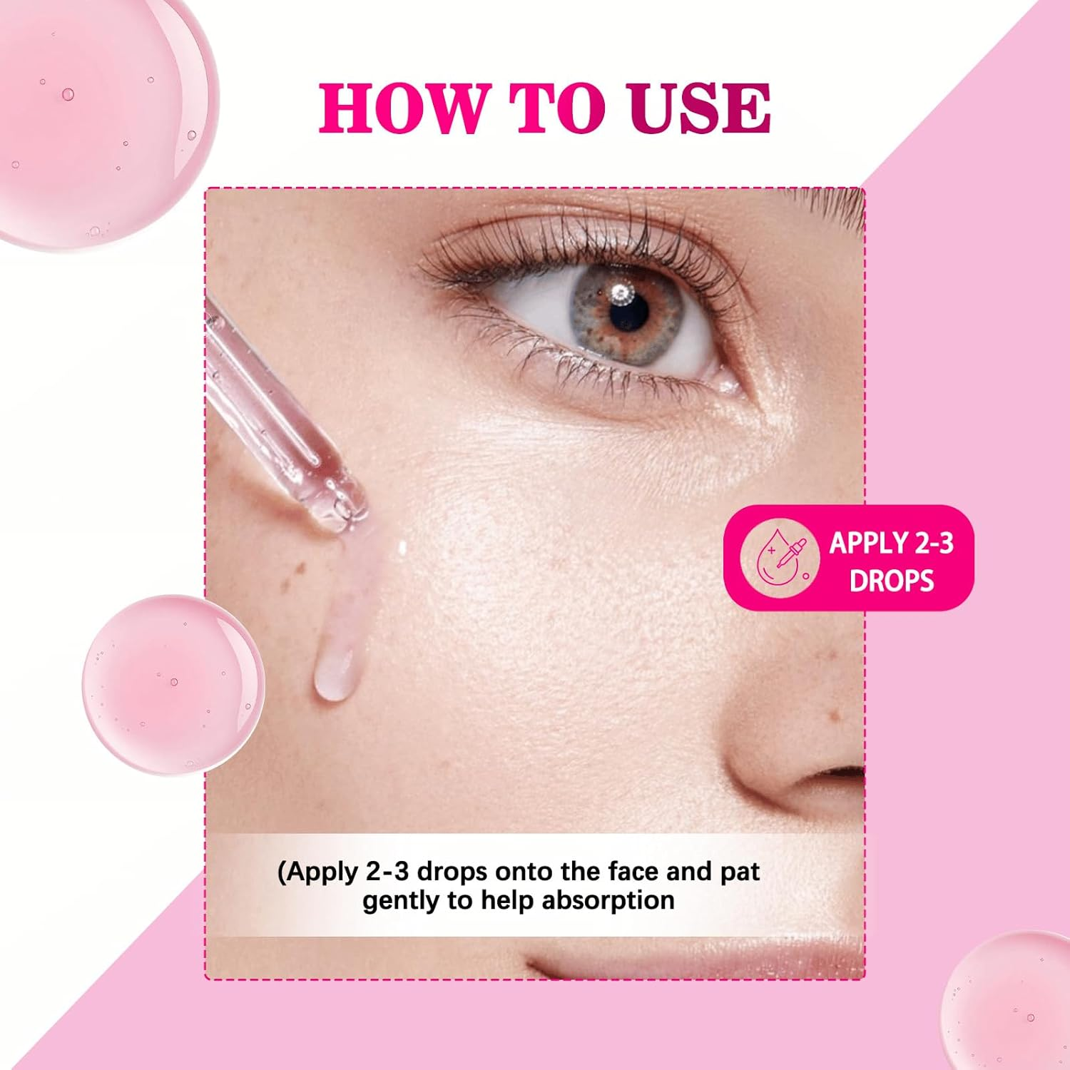 Brightening Face Serum with 5% Tranexamic Acid, Niacinamide & Arbutin &ndash; Hydrating Anti-Aging Formula with Rose Extract, Fades Dark Spots, Evens Skin Tone & Boosts Radiance, 30Ml (6Pcs) - 2Pcs image number 3