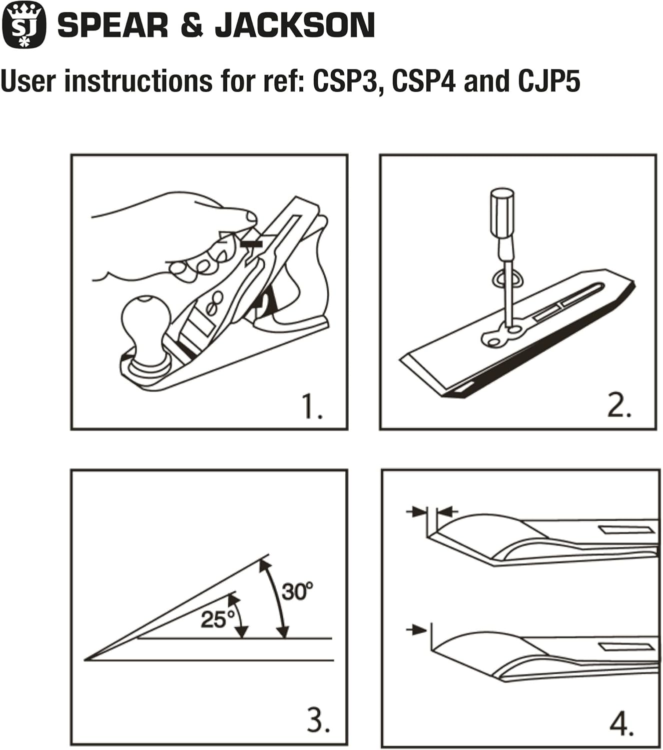 Spear & Jackson CSP4 No. 4 Smoothing Plane image number 3