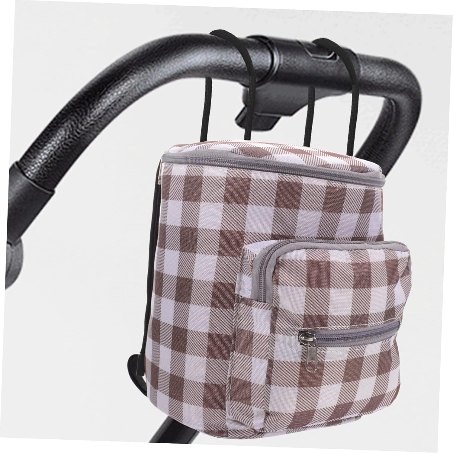 2Pcs Portable Nursery Bag for Newborns Diaper Bag Bottles Storage Mom Women for Travel and Daily Use image number 5