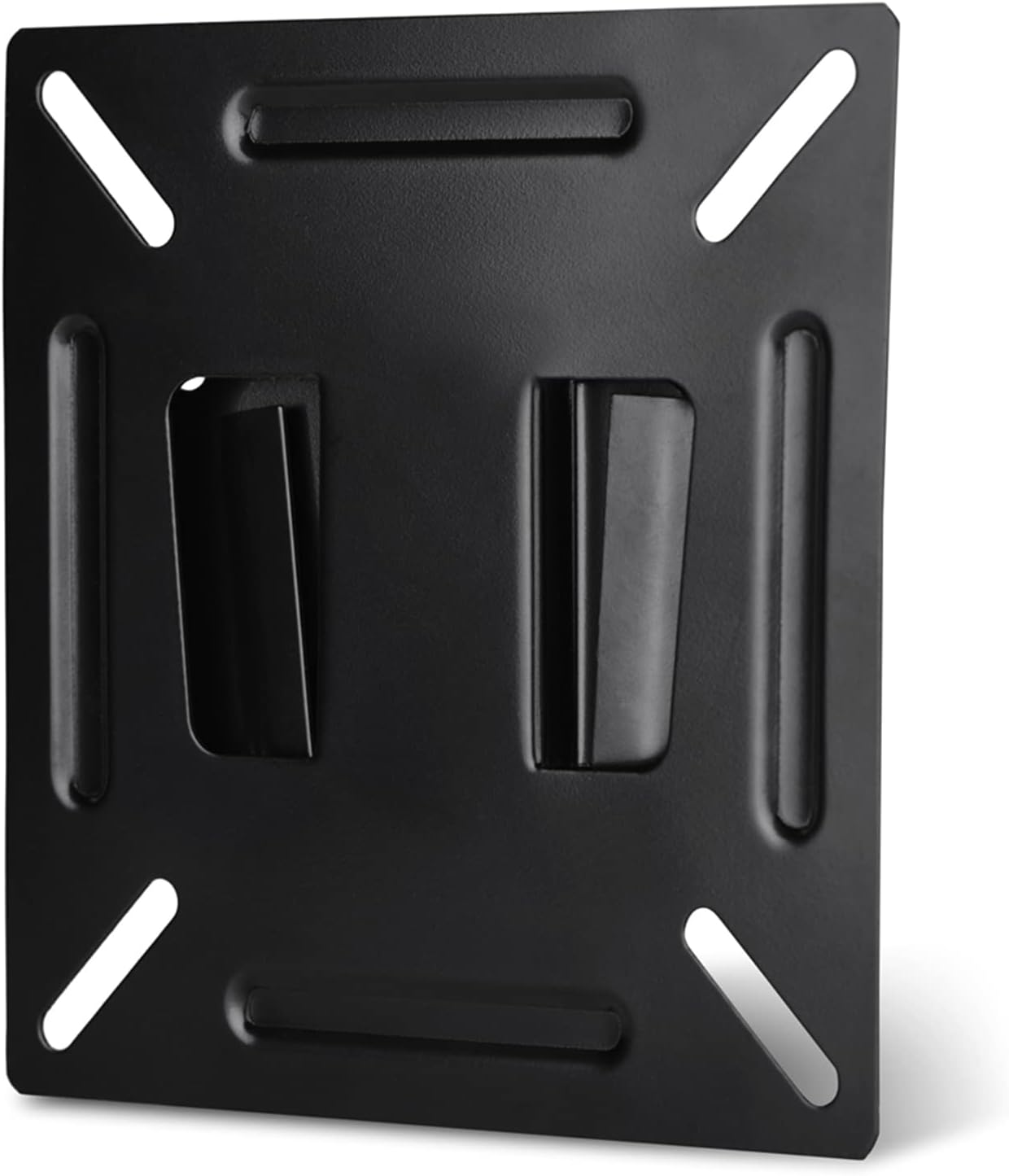 Wallmounted Stand Bracket Holder for LCD LED Monitor PC Screen, Space Saving Design, High Strength Steel Structure, 12 to 24 Inch Compatible, Black image number 4