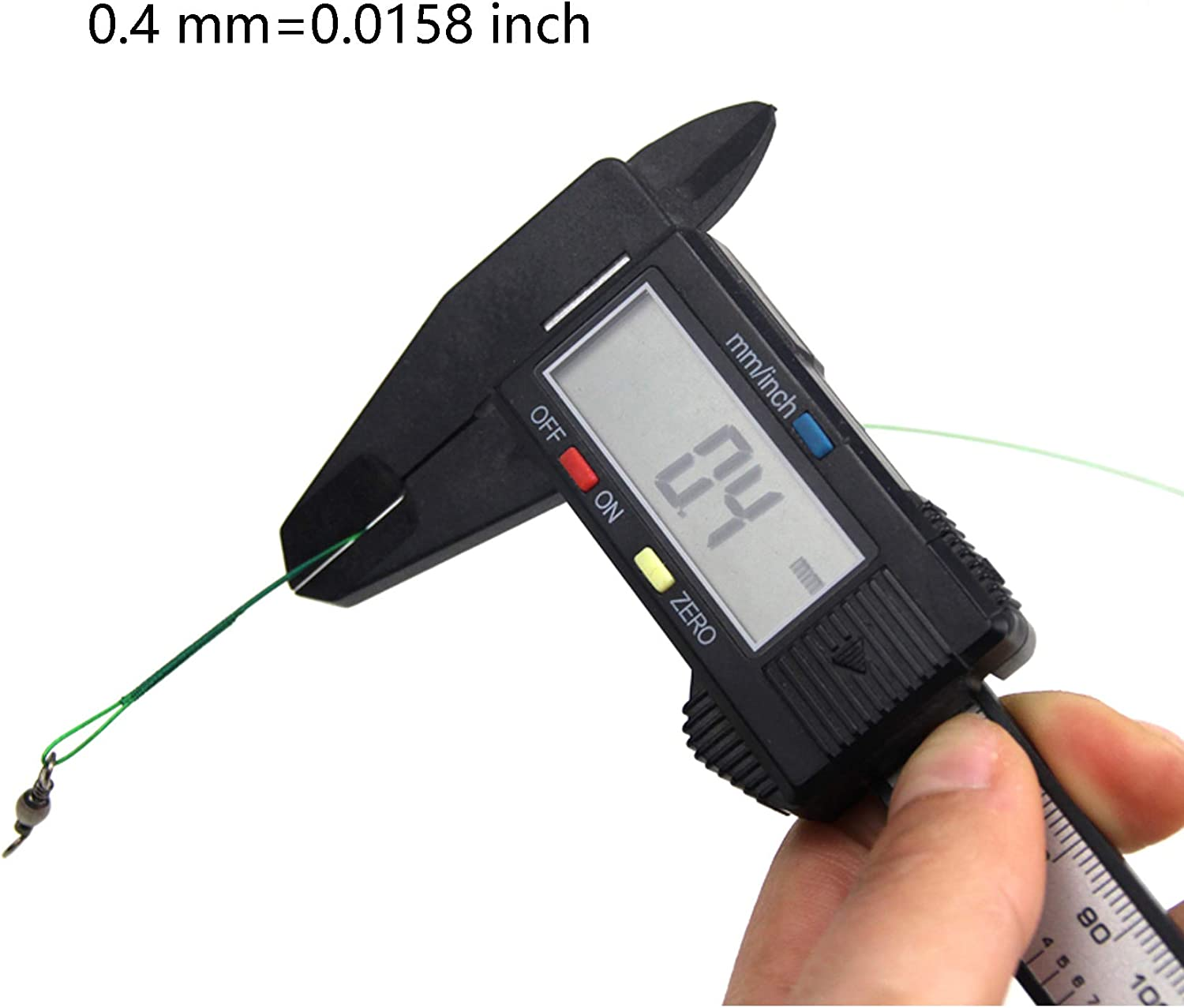 Yitaocity 60Pcs 3 Size Fishing Wire Leaders Nylon-Coated Fishing Line Wire Leaders with Swivels and Snaps Kits Connect Tackle Lures Rig image number 3