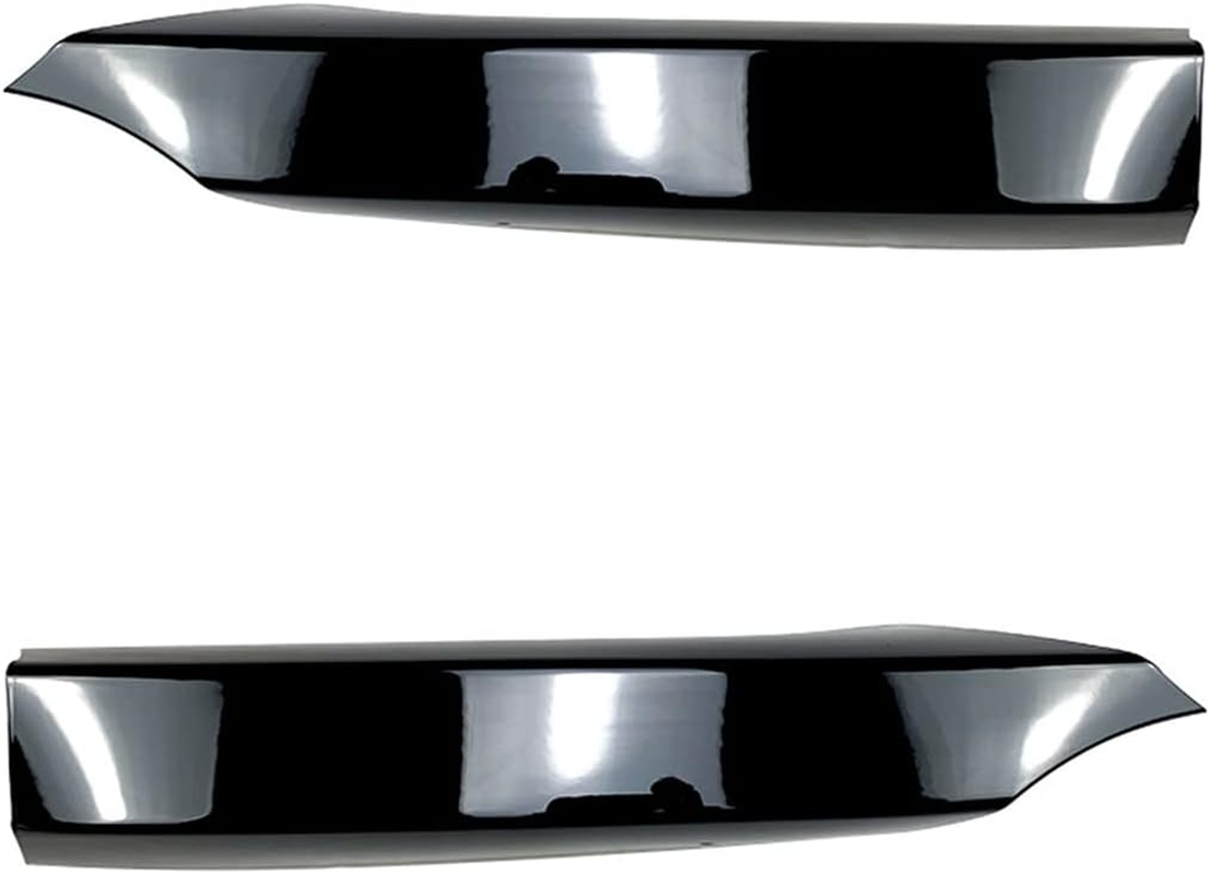 Domoi for 1 Series E82 E88 2008-2013 Front Bumper Lip Angle Diffuser Splitter Spoiler Protector Bright Black image number 1