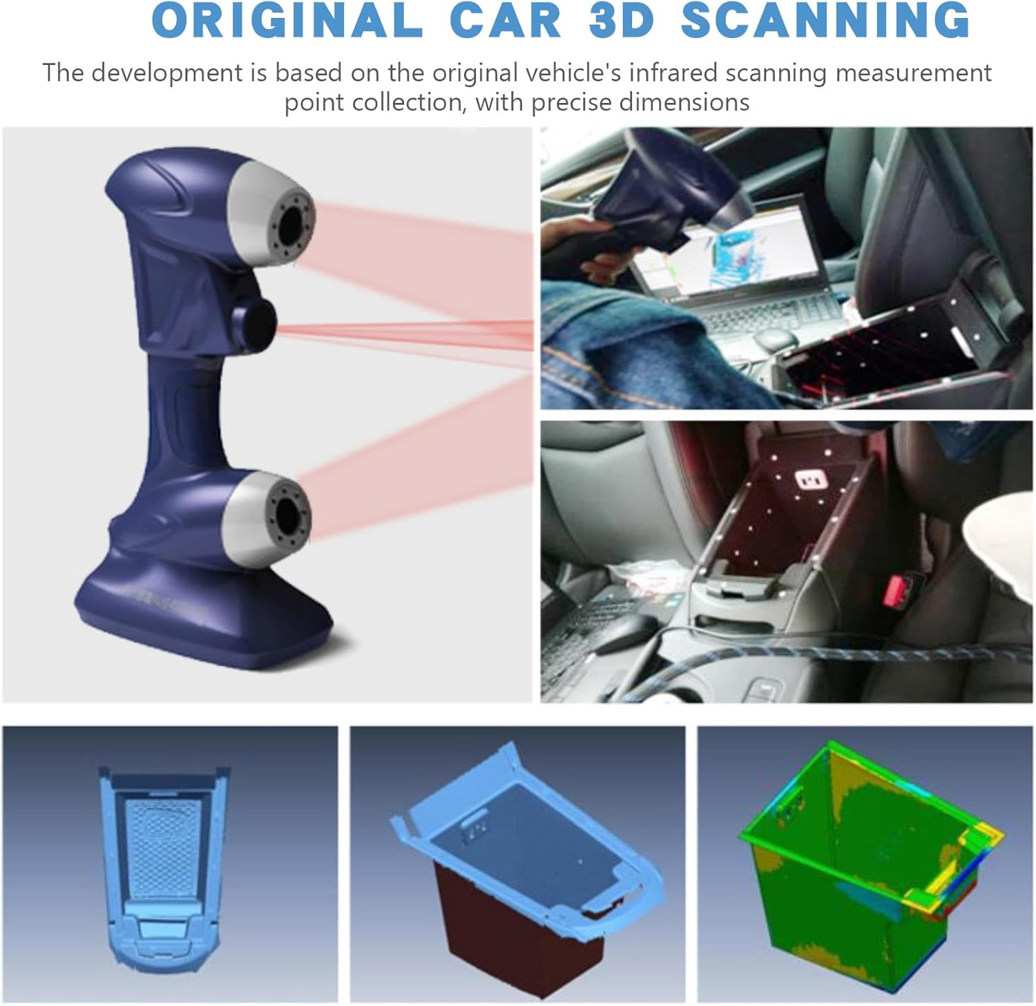 HKYLRAT Upgrade Center Console Organizer Fit for BYD Shark, Custom Fit ABS Storage Tray, Anti-Slip Armrest Box Organizer with Dividers (Black) image number 1