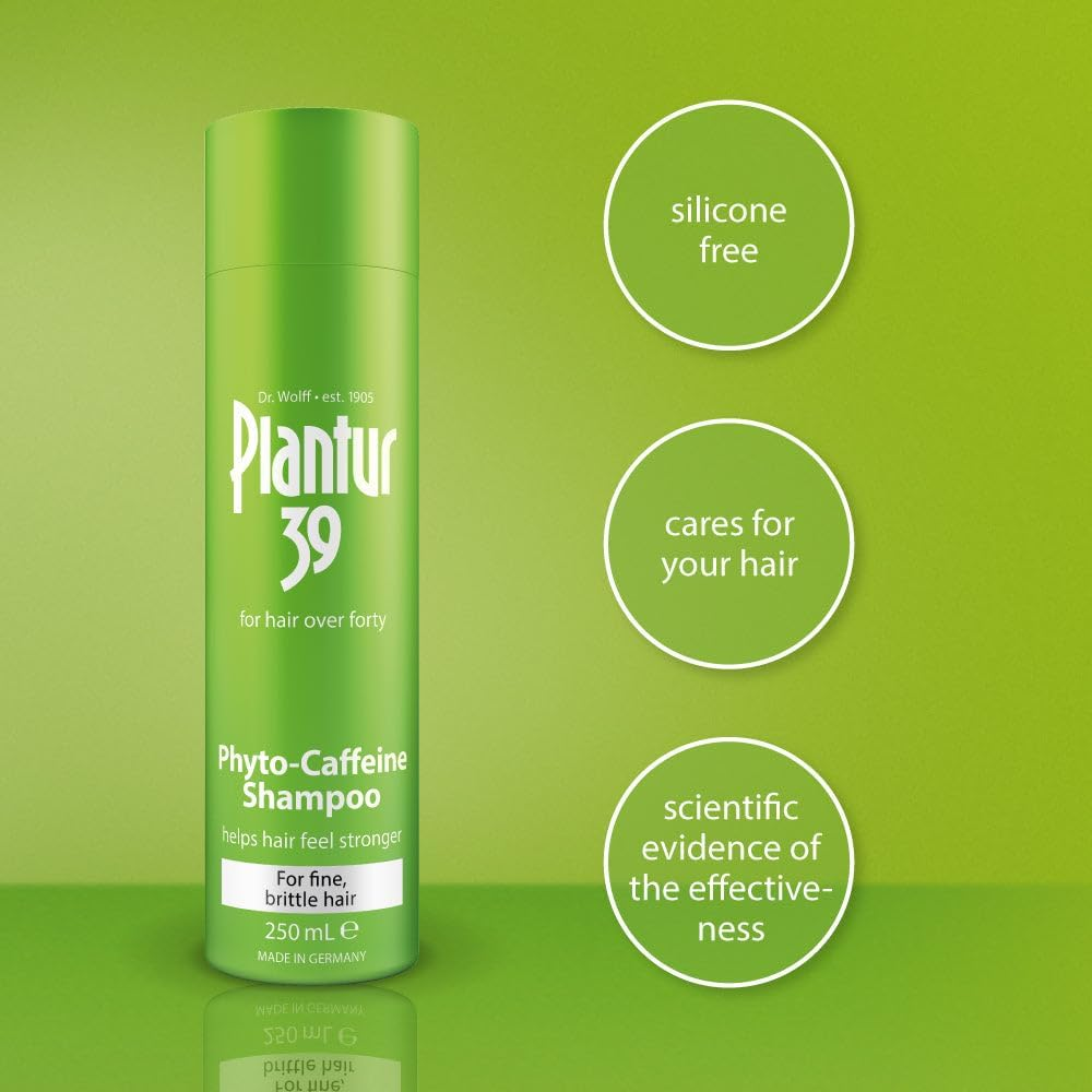 Plantur 39 Phyto-Caffeine Shampoo for Fine and Brittle Hair 250Ml | Supports Hair Growth | Women Hair Care Made in Germany image number 3