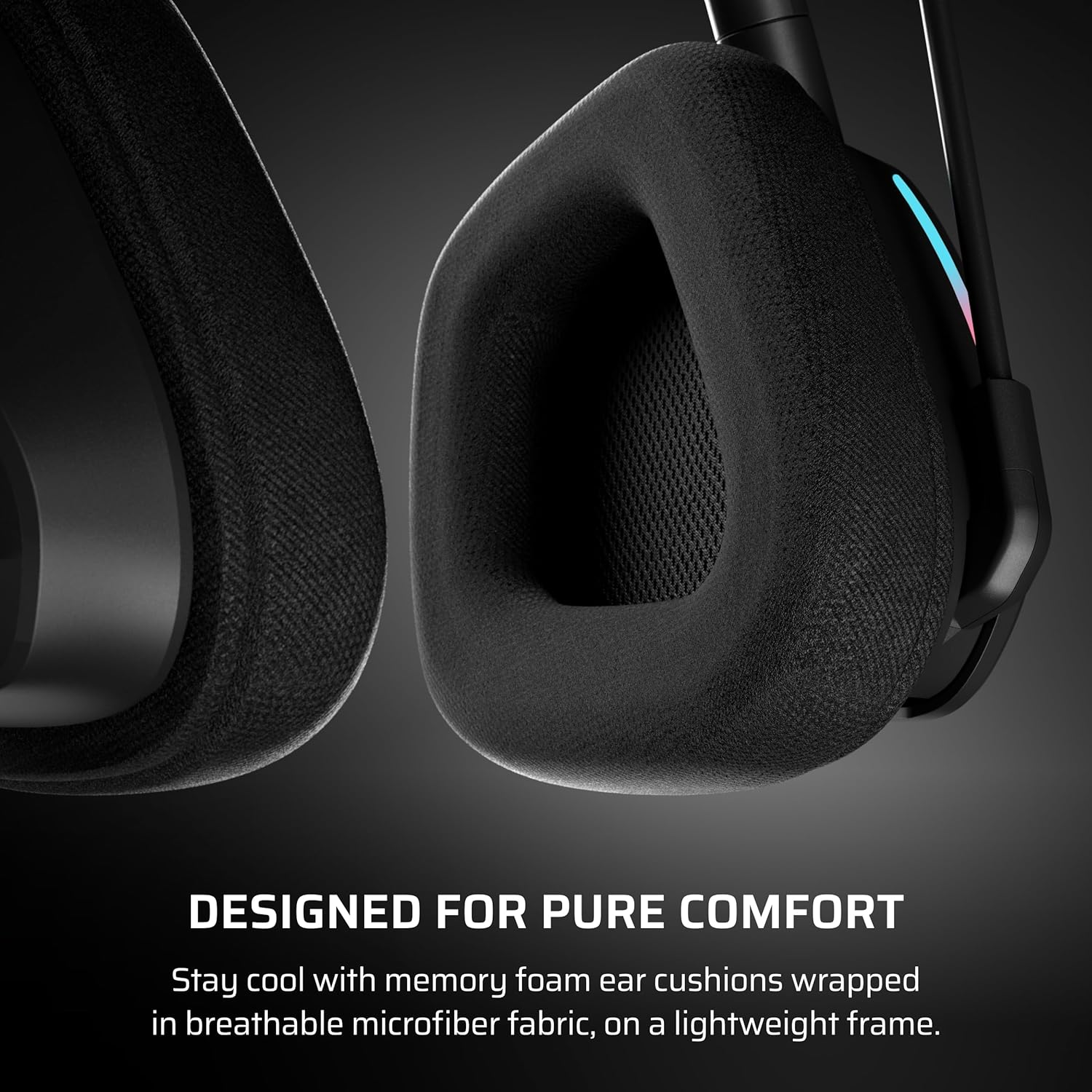 CORSAIR Void V2 Wireless Gaming Headset with Bluetooth for PC, PS5, PS4, Switch, Mobile &ndash; Dolby Atmos, 70 Hr Battery, Dual Wireless, Lightweight, Fast Charging &ndash; Carbon - White image number 4