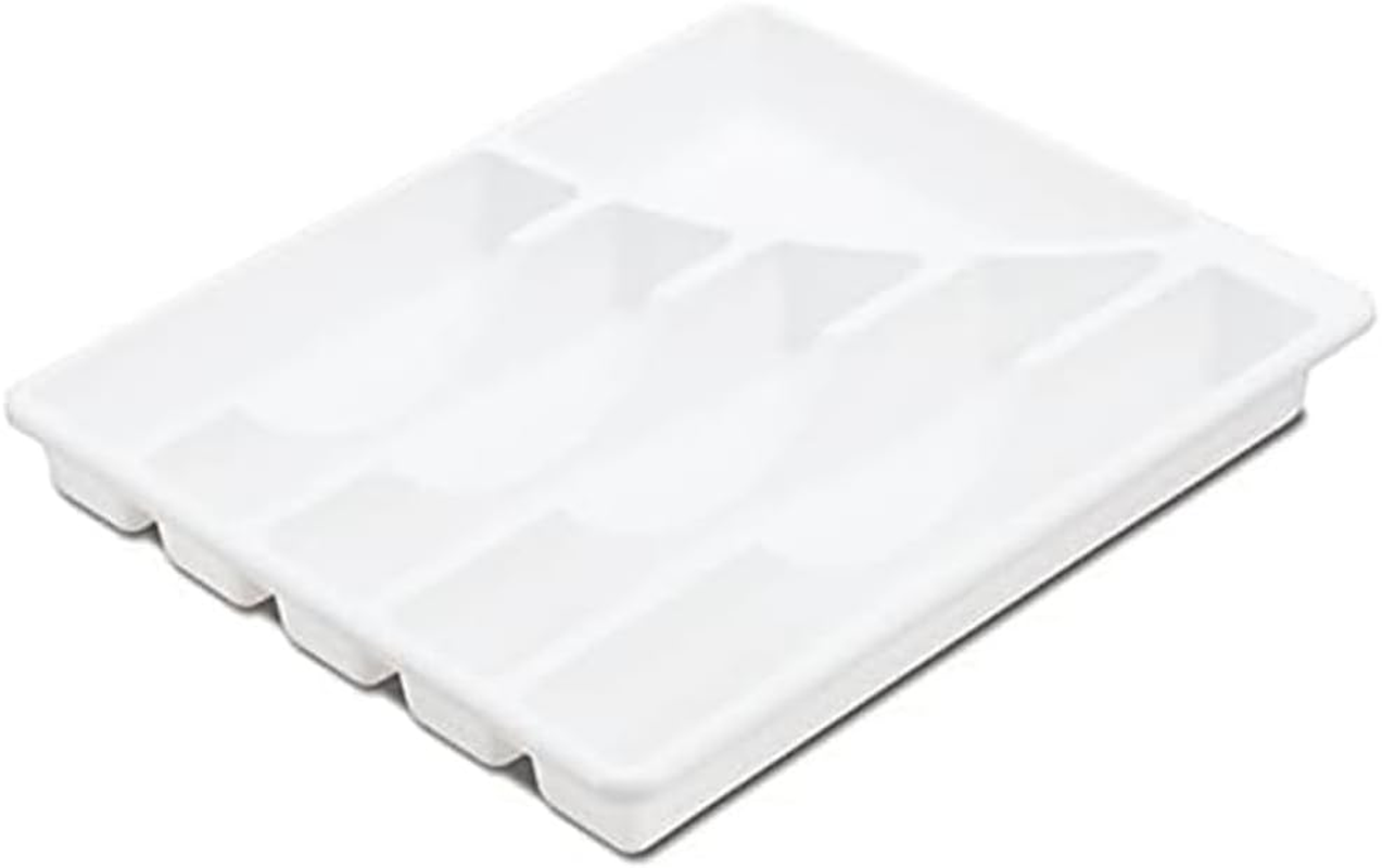 Sterilite Cutlery Tray - White 35.5 X 30 X 5Cm image number 1