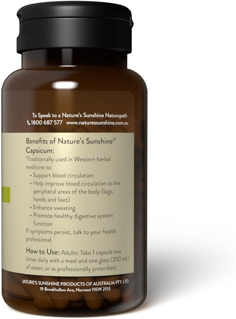 Nature'S Sunshine Capsicum (Cayenne Pepper) 100 Capsules image number 1