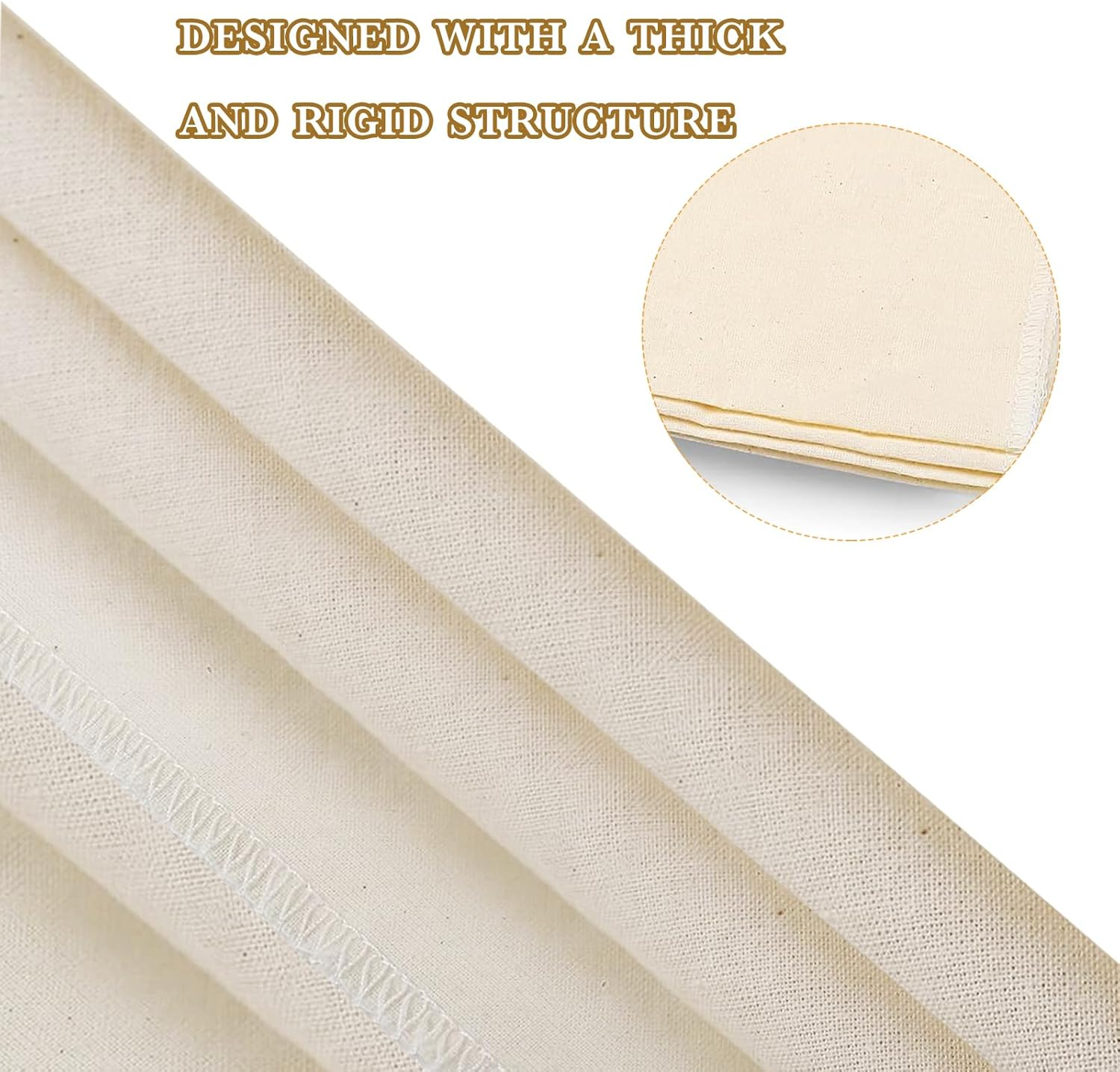 Tea Towels for Baking Sourdough, 2PCS Flour Sack Towels, Bread Making Accessories,Flour Duster for Pastry Baking & Proofing,Breads Fermentation Cloth,Bread Cloth, Linen Cloth, Pastry Cloth image number 2