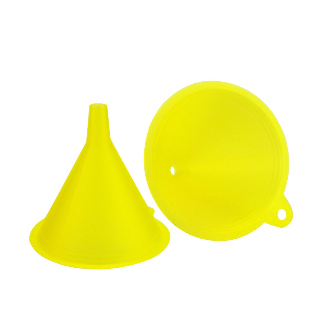 Mirenlife 5 Sizes Candy Colors Plastic Funnel Set for General Purpose, Lab Car Kitchen Home Tools, Liquids Dry Goods image number 1