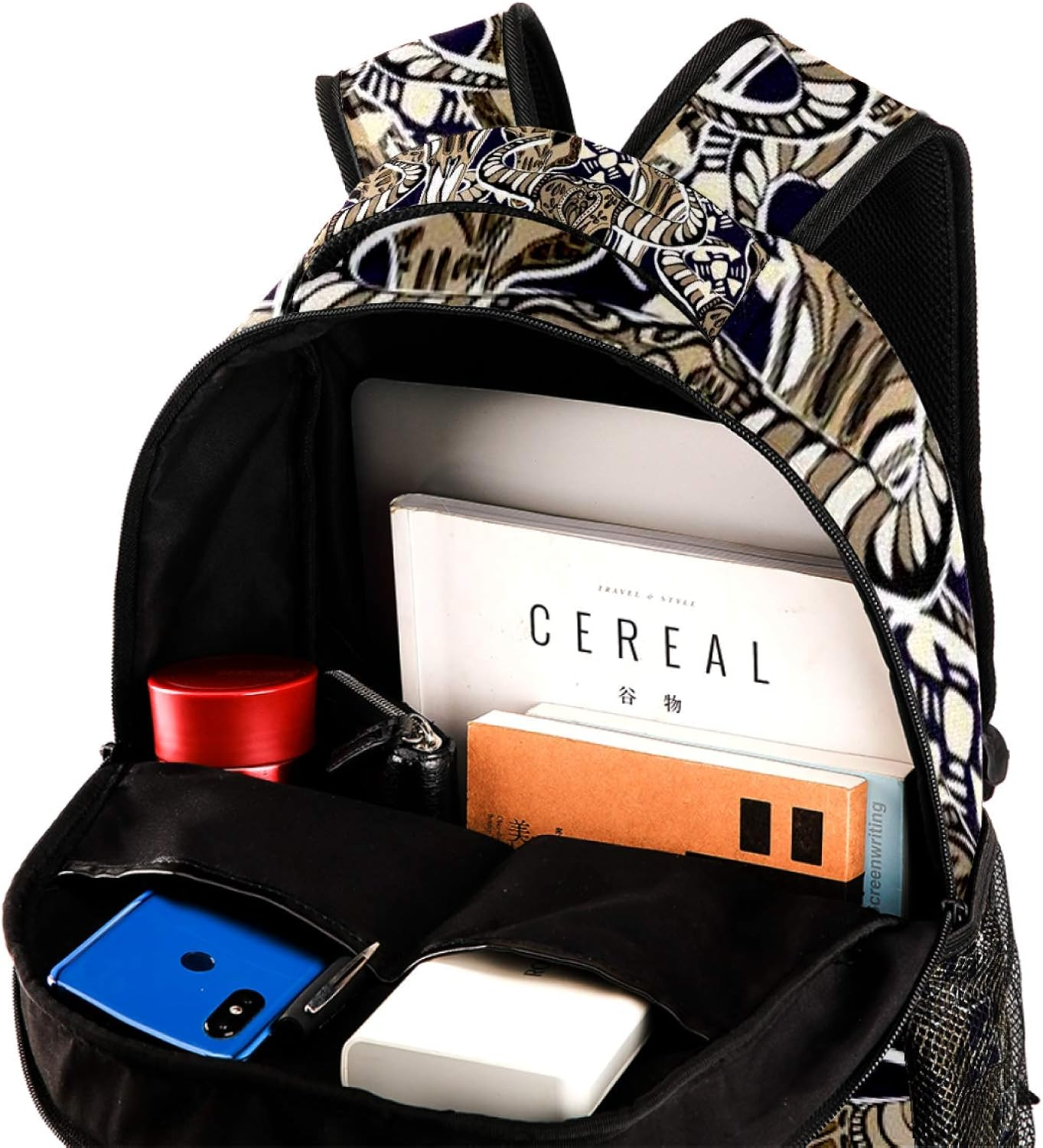 Students Backpack Buffalo Skulls Casual Backpack for Girls and Boys Bookbag School Bag Travel Daypack image number 5