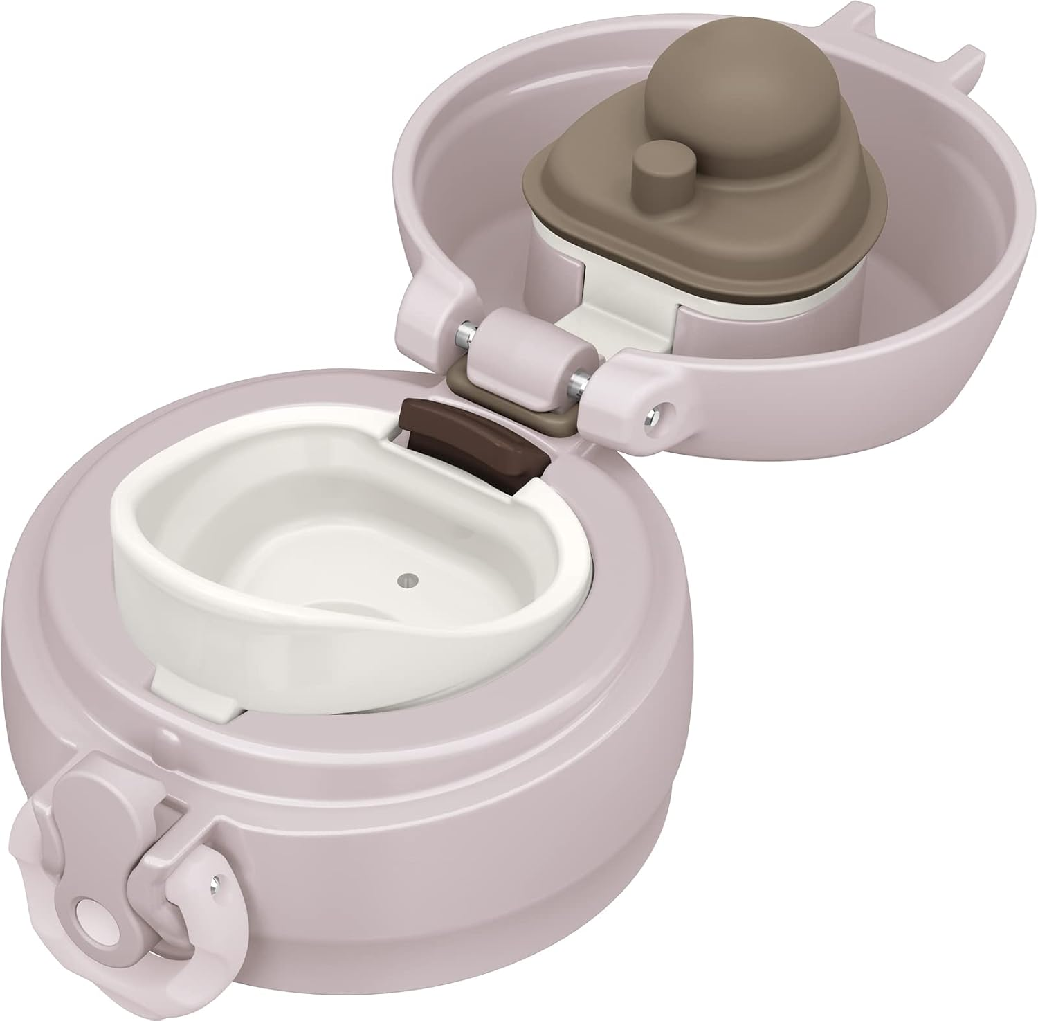 Thermos JNL-505 BEP Vacuum Insulated Portable Mug, 0.1 Fl Oz (0.5 L), Beige Pink image number 2