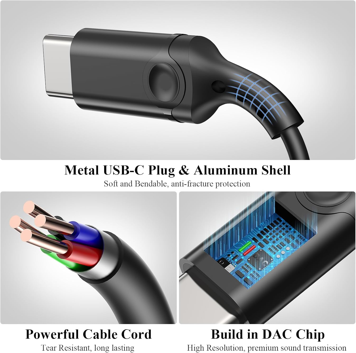 USB C Headphones USB Type-C Earbuds for Ipad 10Th Generation Iphone 16 15 Pro Ipad A16 11Th Gen Wired Earphones with Microphone Volume Control Noise Isolating Hifi Stereo Headset for Google Pixel 9A image number 2