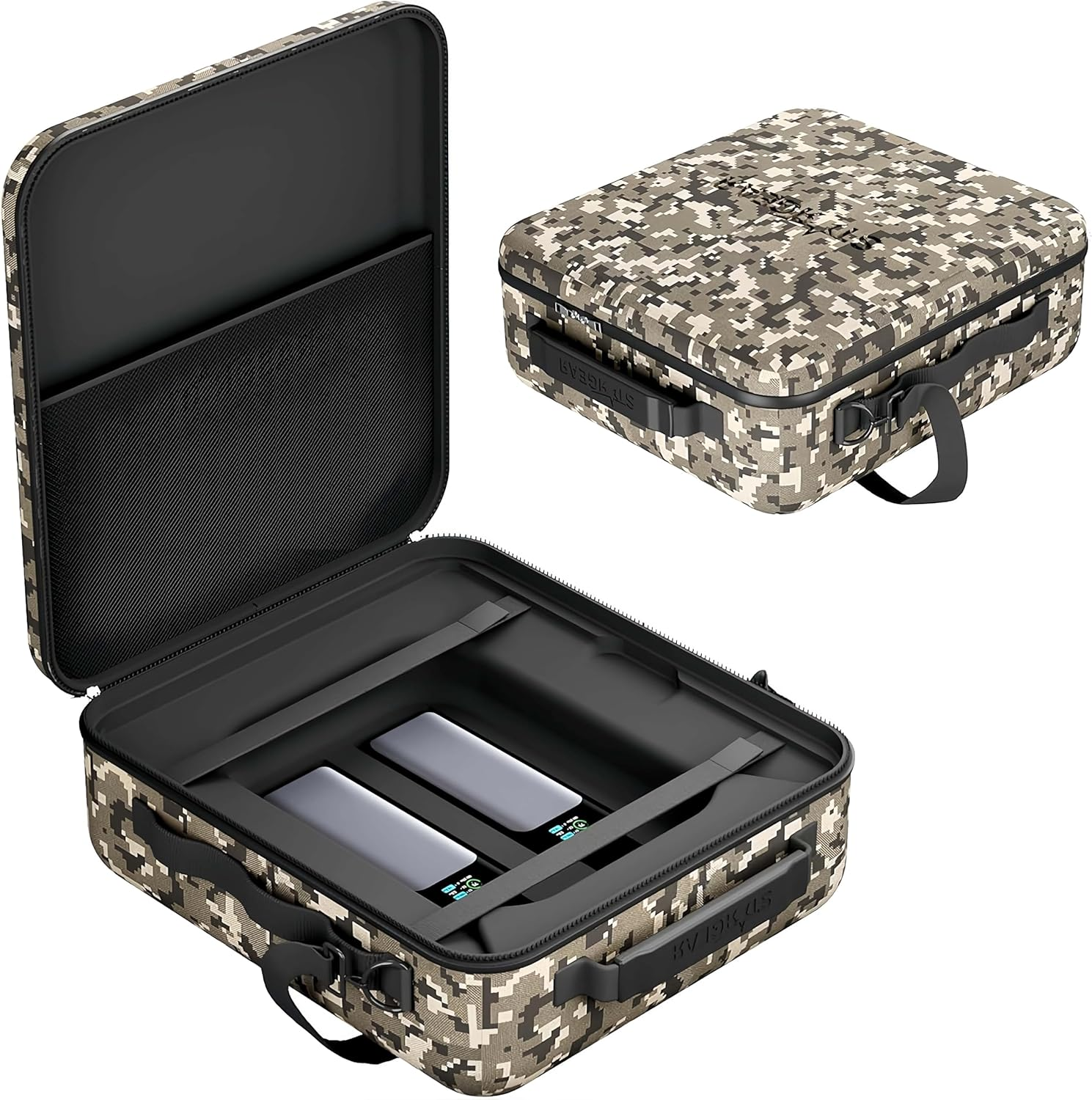 STARGEAR Starlink Mini Case，Camouflage Waterproof Suitcase& Accessories, Compatible with Anker Hard Storage Shell Portable Bag image number 1