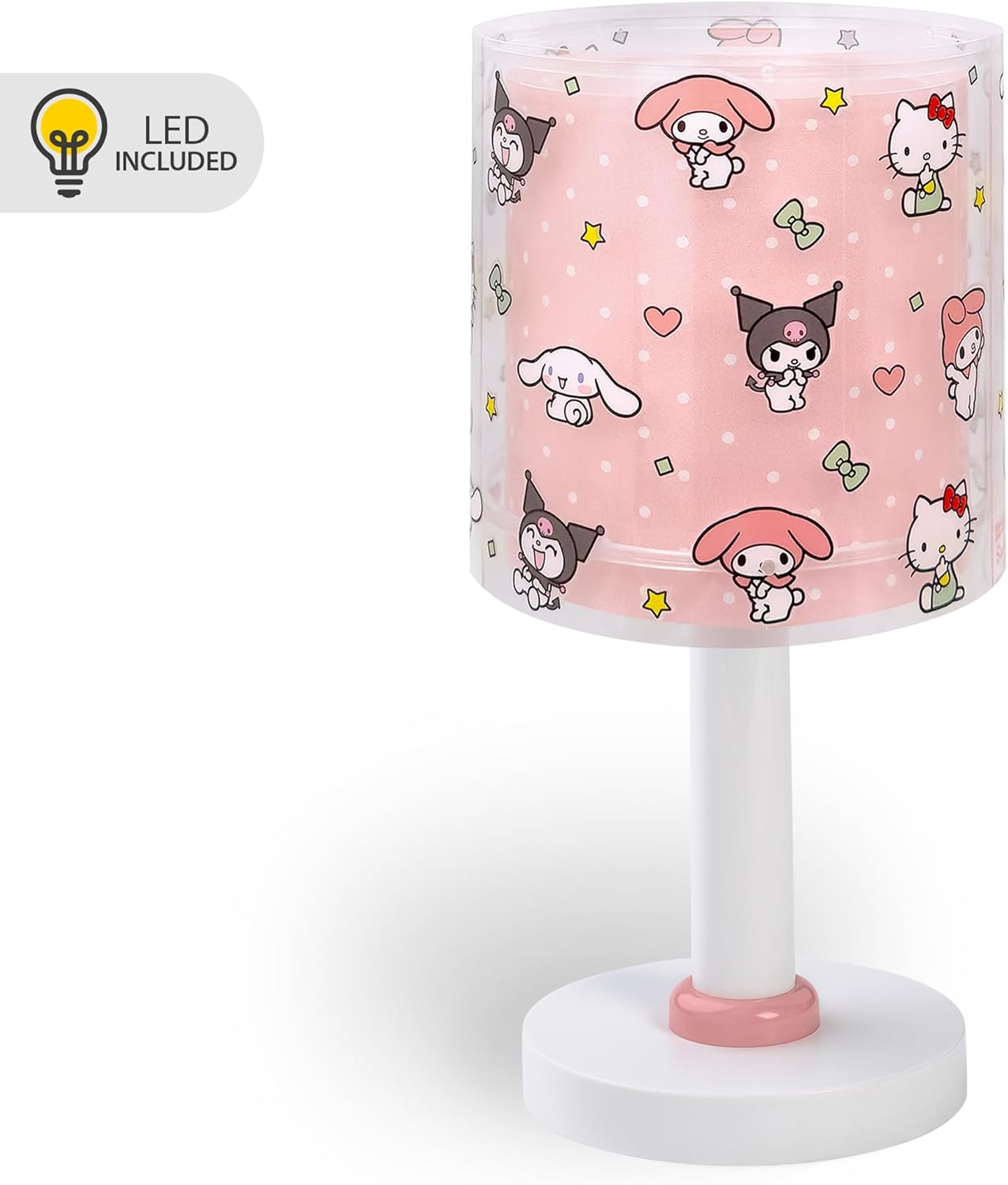 Dalber Hello Kitty and Friends, My Melody, Cinnamoroll, Kuromi 41251, G4-4W LED Children'S Table Lamp &ndash; Bulb Included image number 2