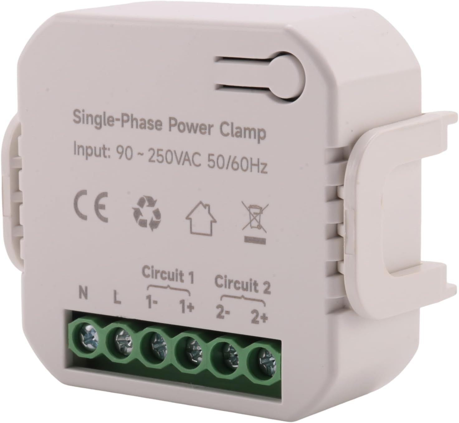 Ceahoify Tuya Smart Wifi Energy Meter 80A with Current Transformer Clamp Kwh Power Monitor Electricity Statistics 90-250V(2CT) image number 2