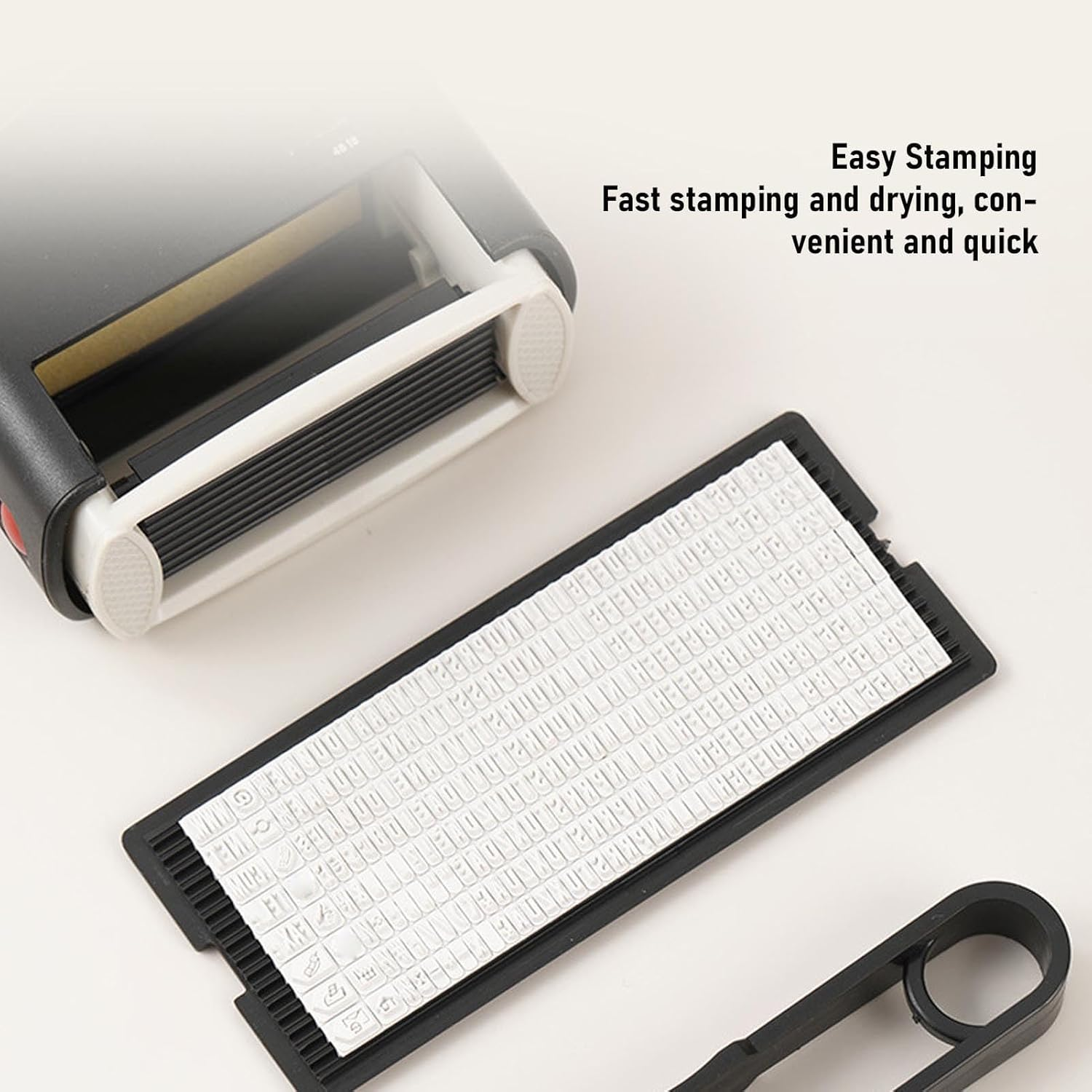 58X22Mm Large Custom Stamp, Customizable Personalized Self Inking Address Stamps, for Address, Date, Letter, Number image number 6