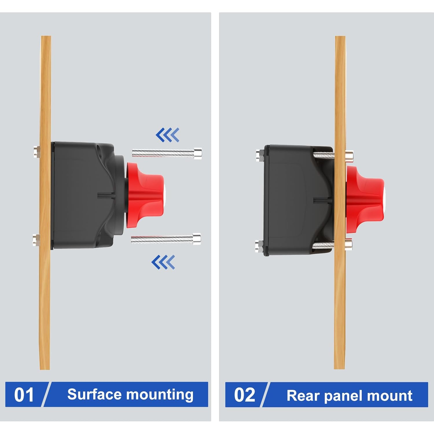Battery Isolator Switch 12V Heavy Duty Kill Switch Waterproof Quick Cut off Switch for Car Marine Boat Rv image number 1