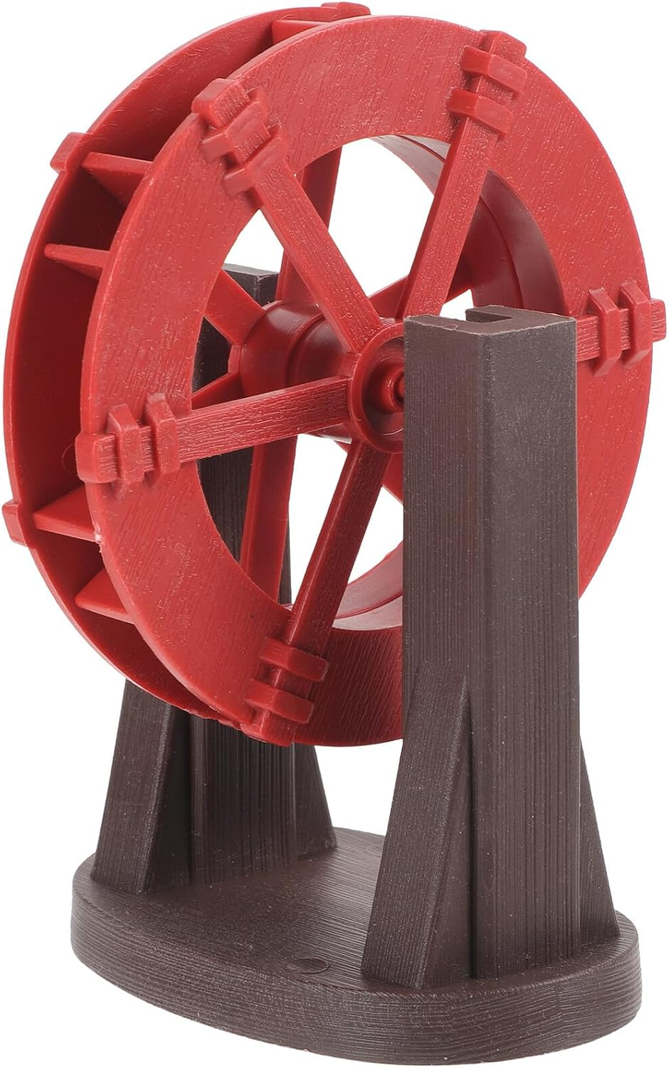 DOITOOL Vintage Style Plastic Water Wheel Fountain Accessory for Outdoor Fish Tank Decor Lightweight Craftsmanship for DIY Waterfall Scene Layout and Photo Prop image number 4