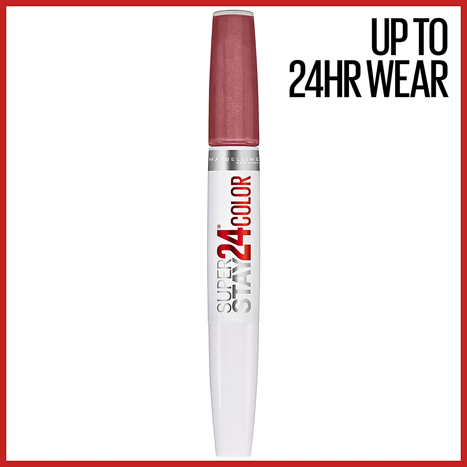 Maybelline New York Superstay 24 2-Step Longwear Liquid Lipstick - Forever Chestnut 115 image number 2