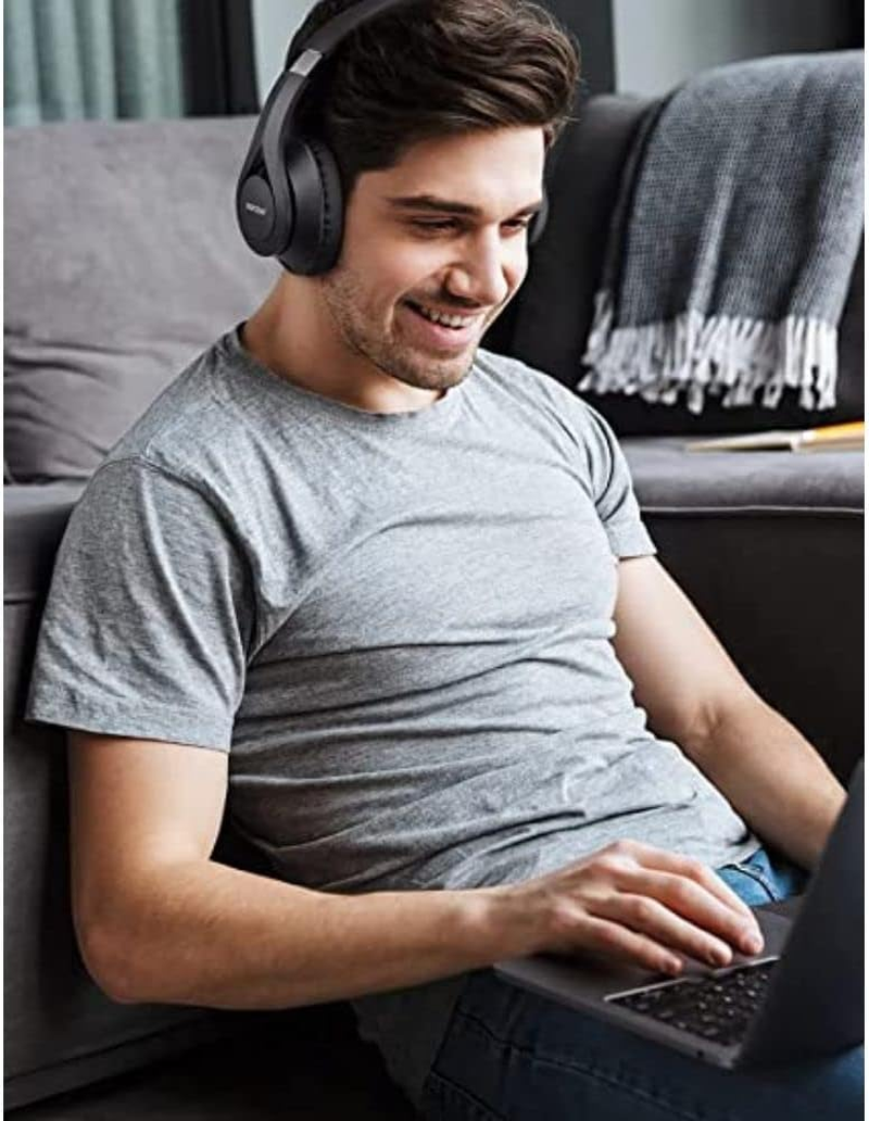 Wireless Headphones - Model BH451B Hi Fi Stereo Sound with Comfortable Fit Soft Ear Pads Adjustable Headband Gaming Headset Volume Control for Laptop Computer Smart Phone image number 6