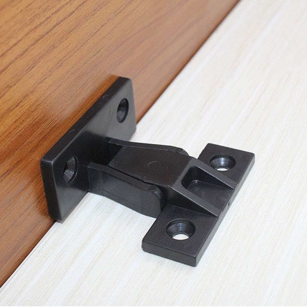 Drop On/Hook on Push in Plinth Fasteners Fittings Press Fit Panel Clips (S/M/L) Black for Furniture Connector image number 5