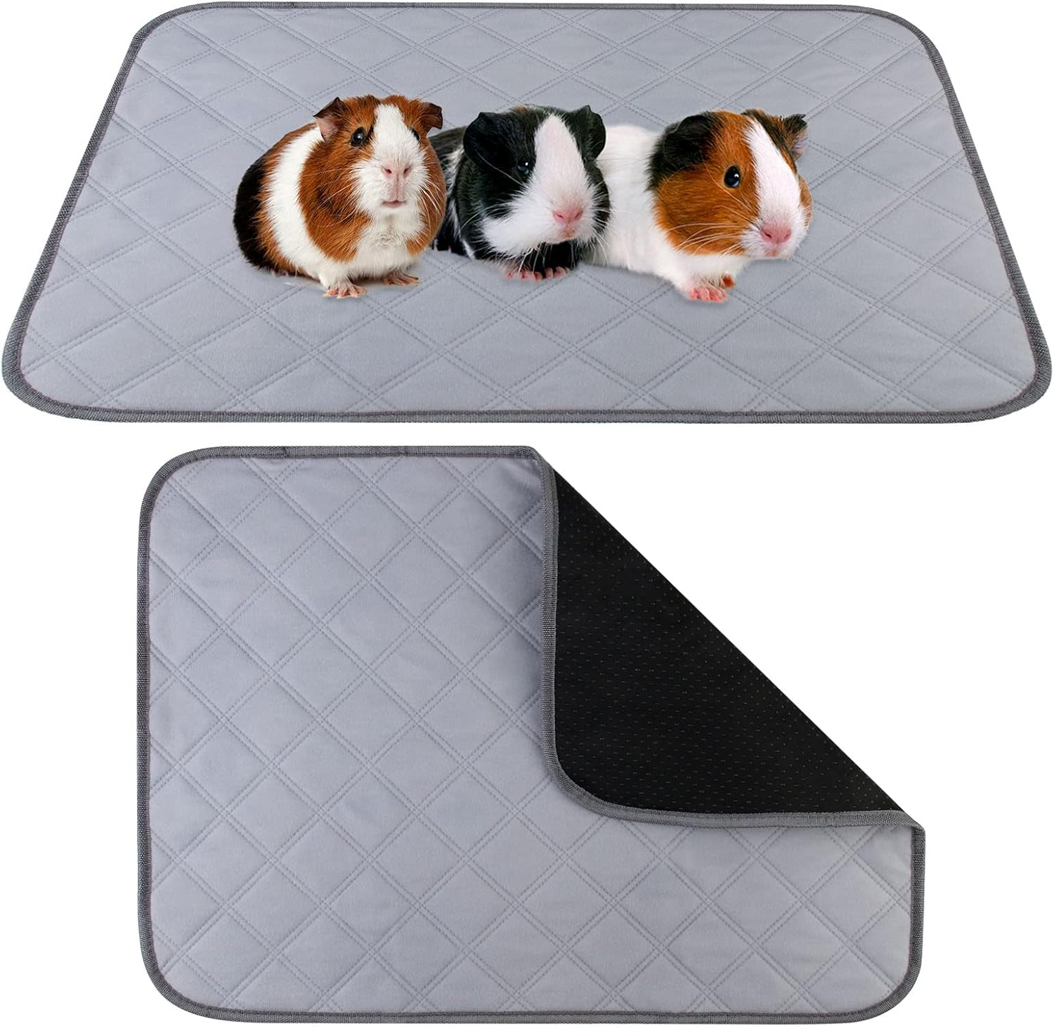 PIPI Pads for Guinea Pigs, Cage Inserts, Pads for Pets, Carpet for Guinea Pig Cage, Washable Small Animal Pee Pads, Super Absorbent PIPI Pad for Small Animals, Non-Slip image number 5