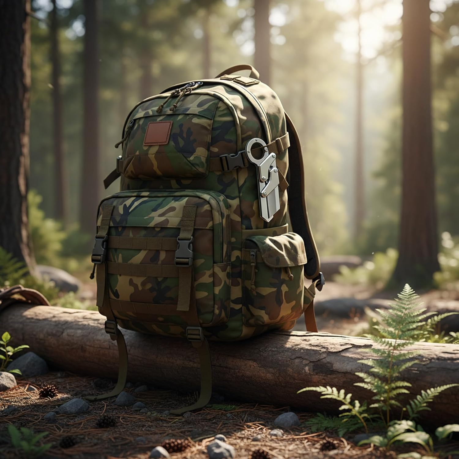 Outdoor Mechanical Folding Knife High Hardness Push-Activated Multi-Functional image number 5