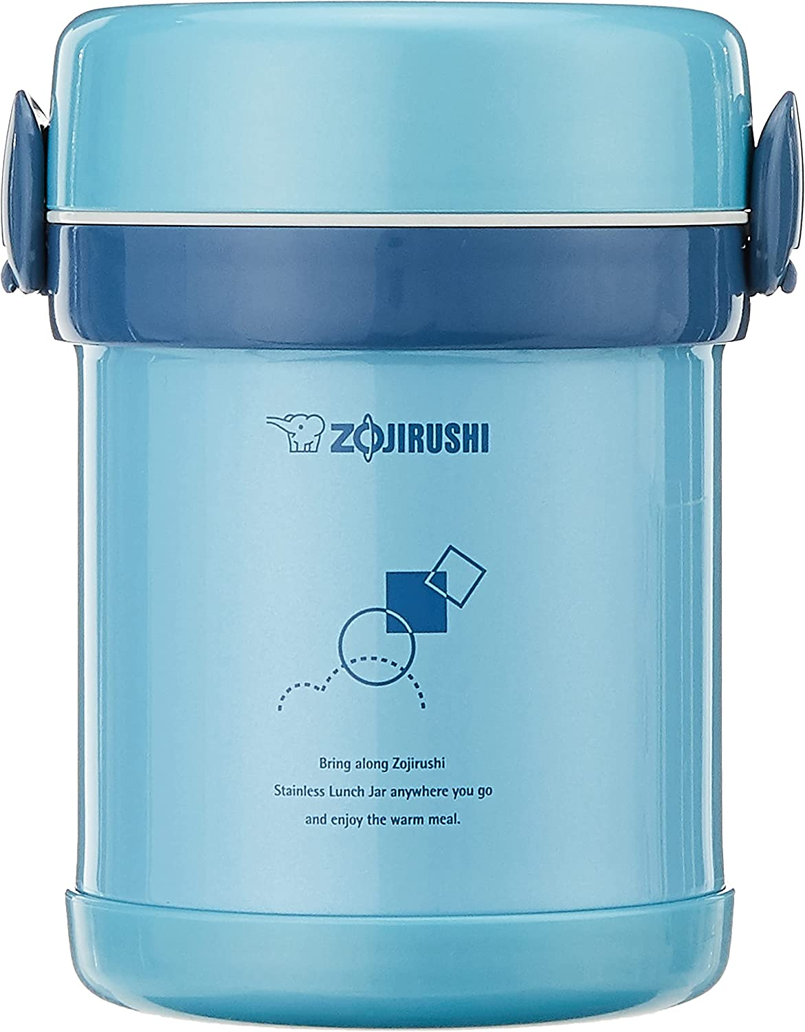 Zojirushi Ms. Bento Stainless Lunch Jar, Aqua Blue image number 4