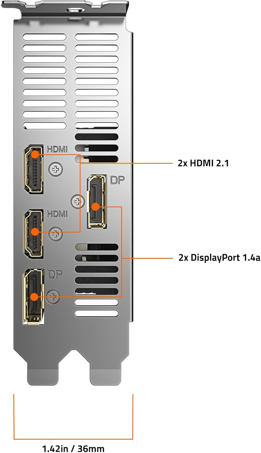 GIGABYTE Geforce RTX 3050 OC Low Profile 6G Graphics Card, 2X WINDFORCE Fans, 6GB GDDR6 96-Bit GDDR6, GV-N3050OC-6GL Video Card image number 5