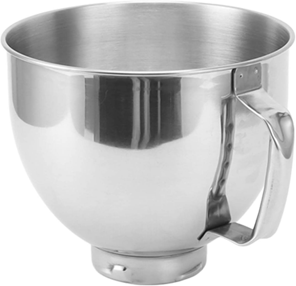 Stainless Steel Mixer Bowl, Replacement Kitchen Aid Mixers Bowls Classic&Artisan Series 4.5-5 Qt Tilt-Head Mixer, 5 Quart 304 Stainless Steel Kitchen Aid Bread Bowl image number 1
