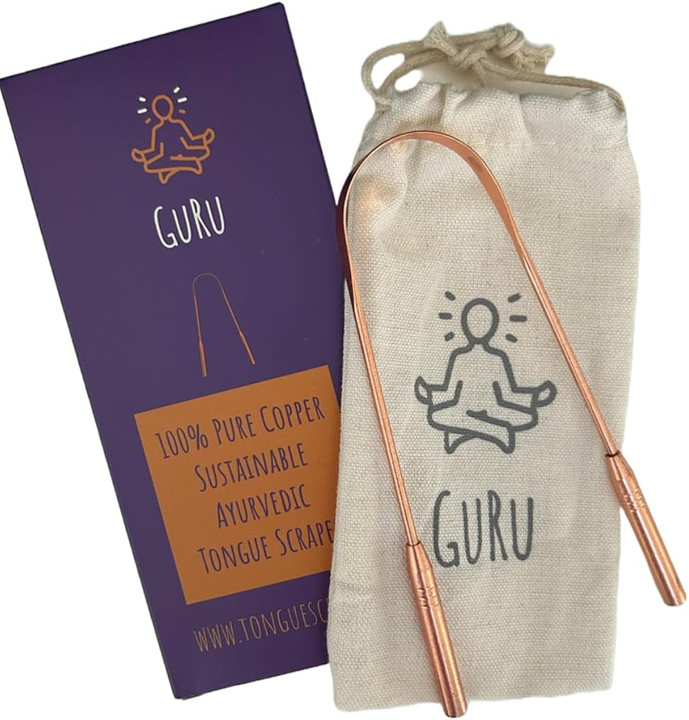 Guru Copper Tongue Scraper | Premium Quality image number 3