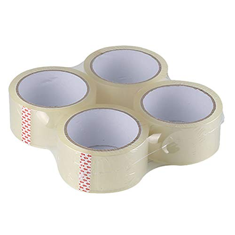 Packing Tape Clear, 6 Rolls (48Mm X 75M per Roll), Heavy Duty Thick and Strong Bulk, Easy Moving & Storage, AHATECH image number 3
