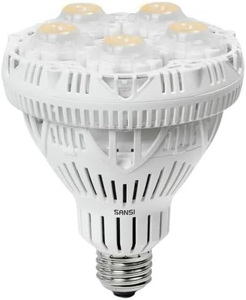 SANSI 24W LED Grow Light Bulb Daylight Full Spectrum E27 and Sunlight White Grow Light Lamp for Indoor Garden Houseplants image number 3