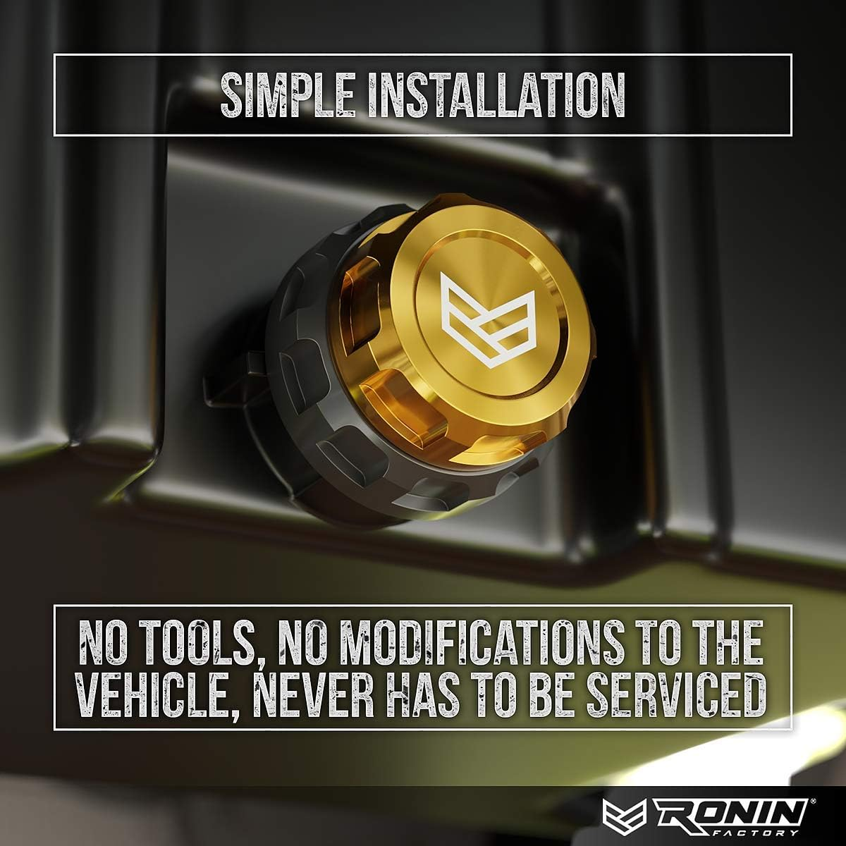 RONIN FACTORY - Easy Oil Drain for 2015+ Ford F150, Ford Raptor & Ford Mustang image number 3