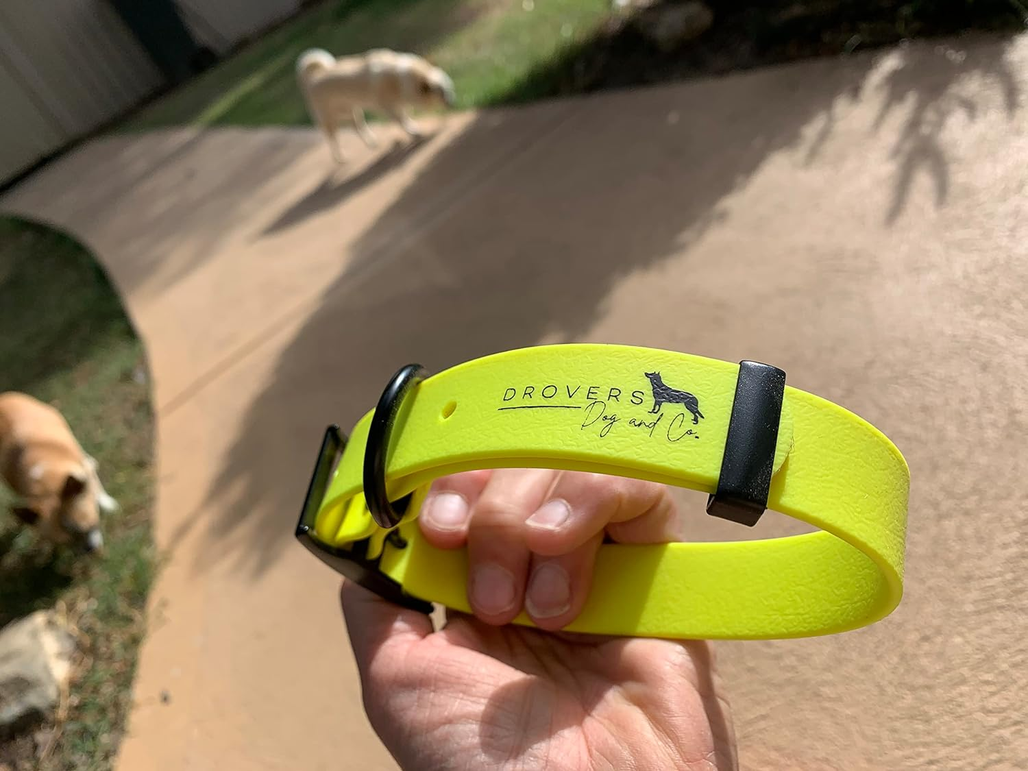 Drovers Dog and Co Super Tuff Dog Lead - Stink Proof - Easy Clean - Extra Strong (Yellow) image number 2